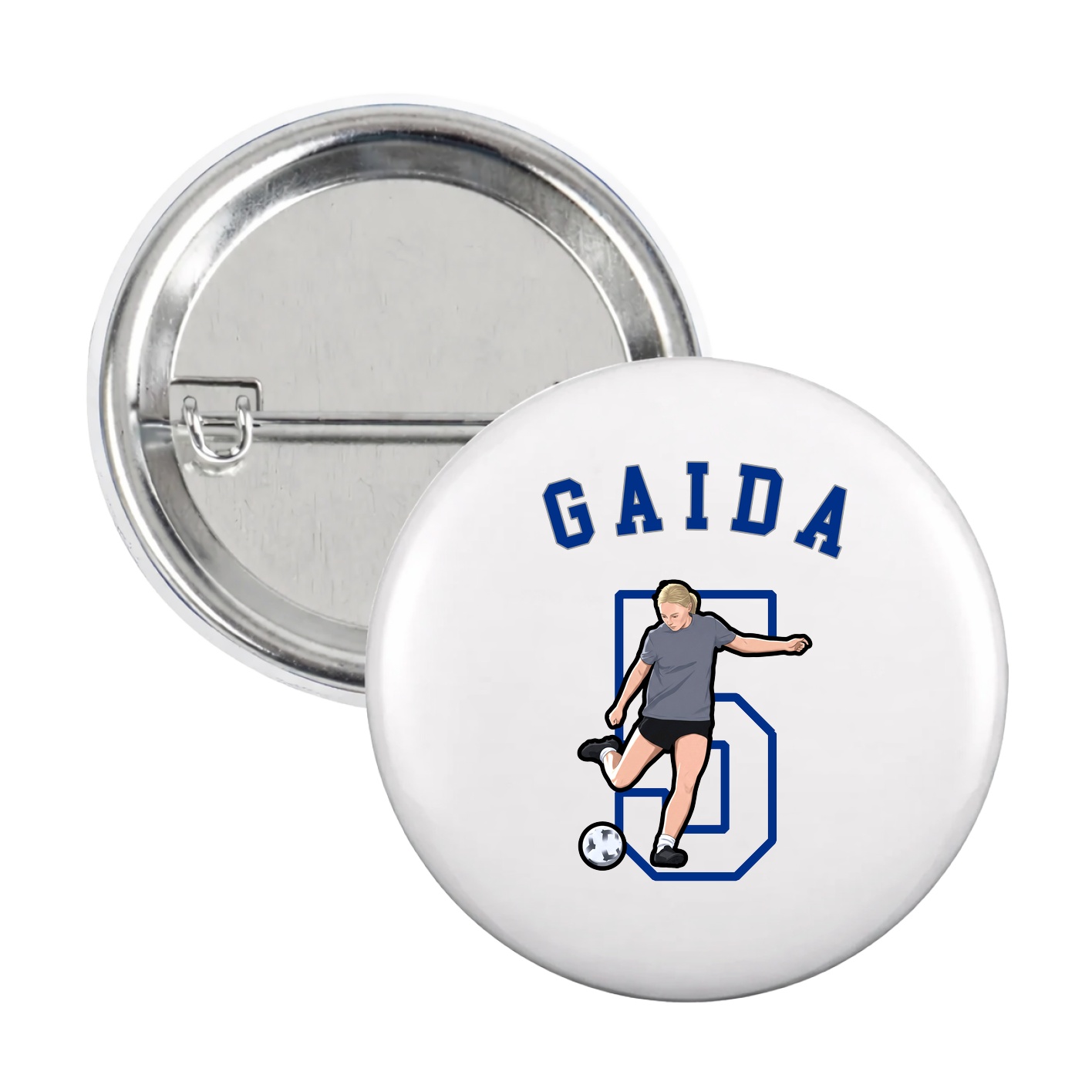 Game Day Button — Shirsey Arch in White