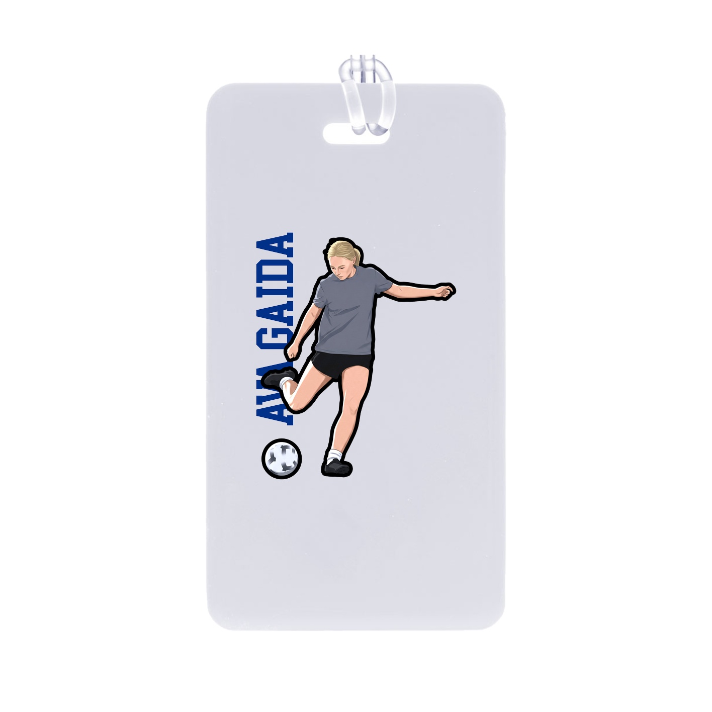Bag Tag — Name Vertical in Classic
