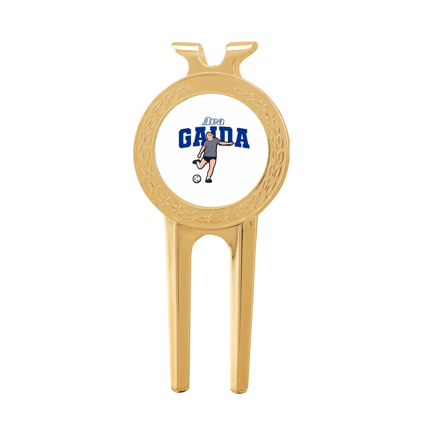 Divot Tool with Ball Marker — Name Arch in Classic