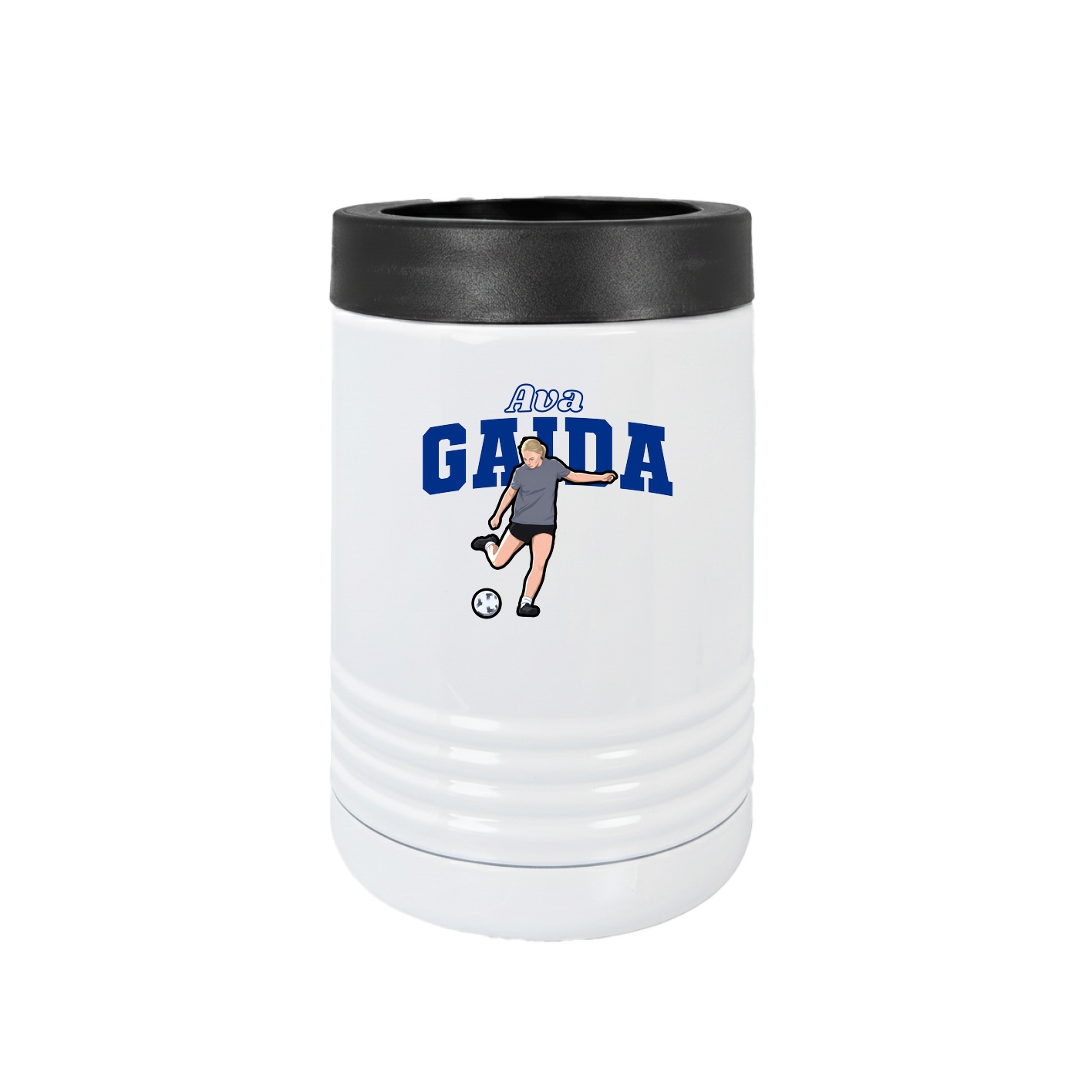 Beverage Holder — Name Arch in White