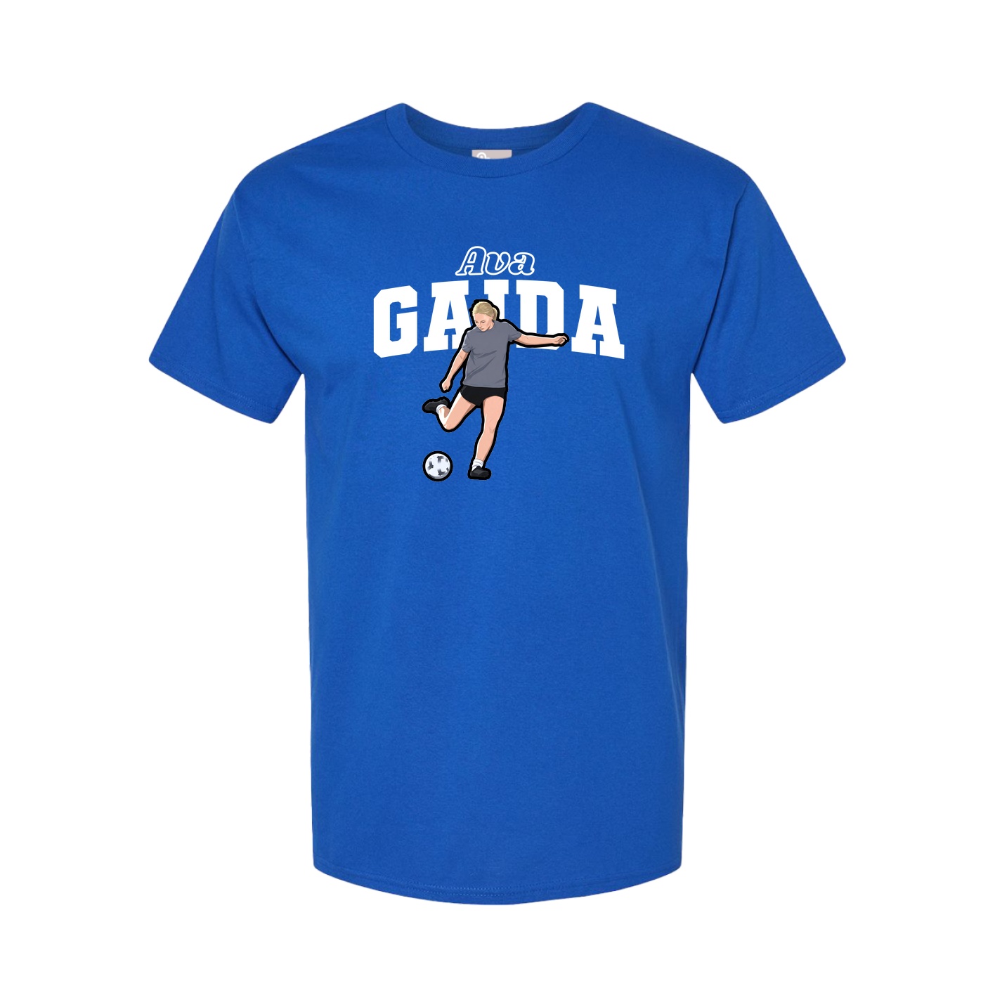 Tee — Name Arch in Royal