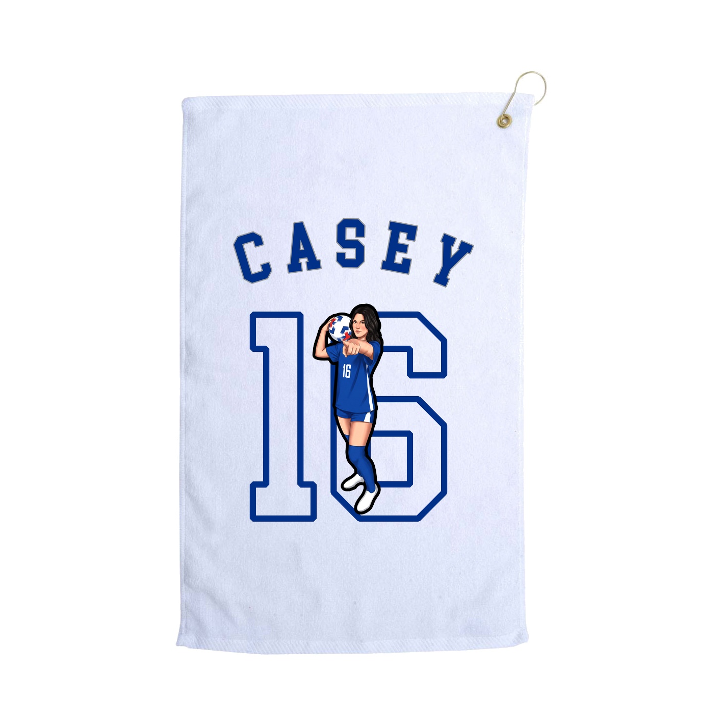 Golf Towel — Shirsey Arch in White