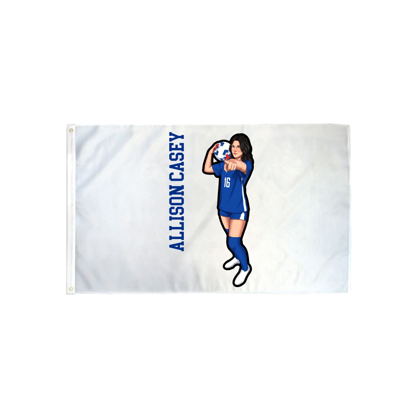 3x5 Flag — Name Vertical in Classic