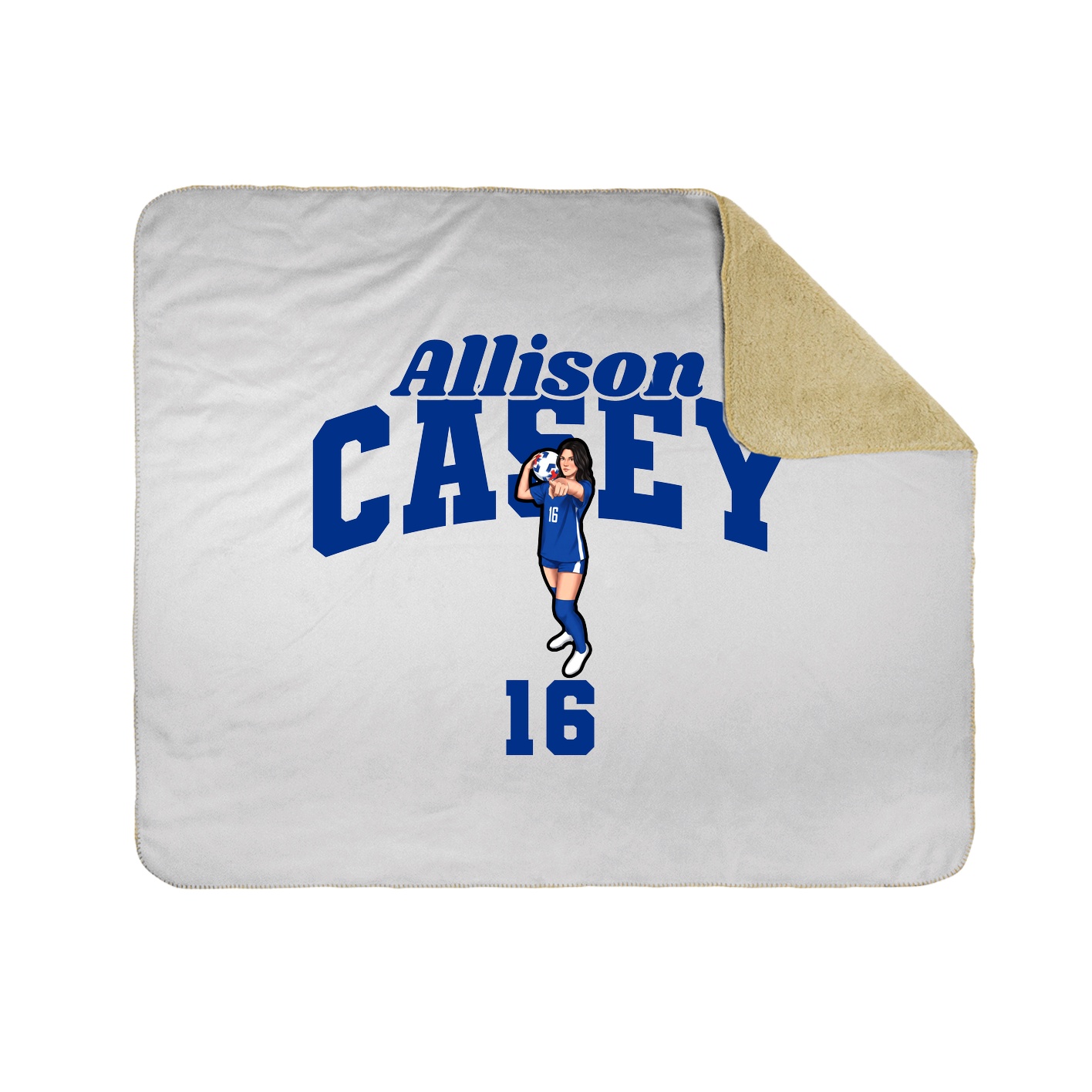 Throw Blanket — Signature Arch in White