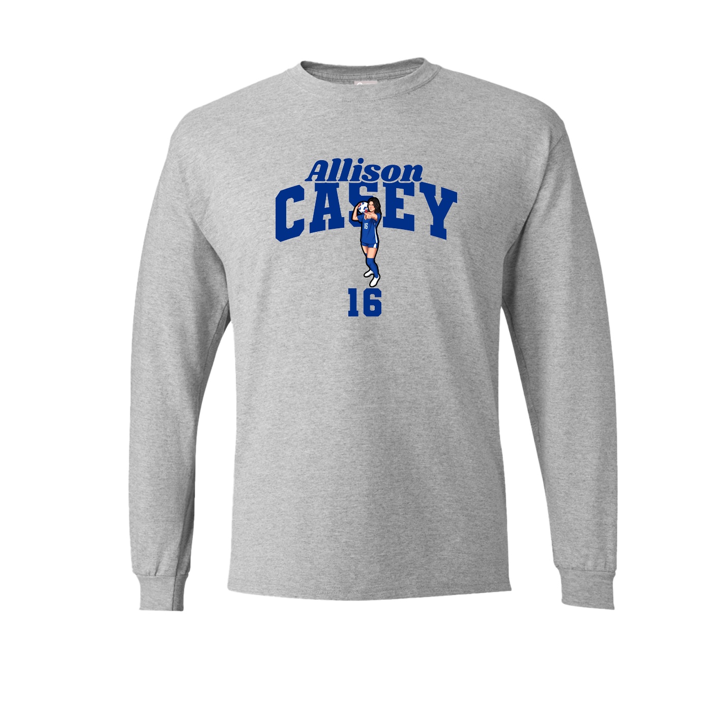 Long Sleeve Tee — Signature Arch in Grey