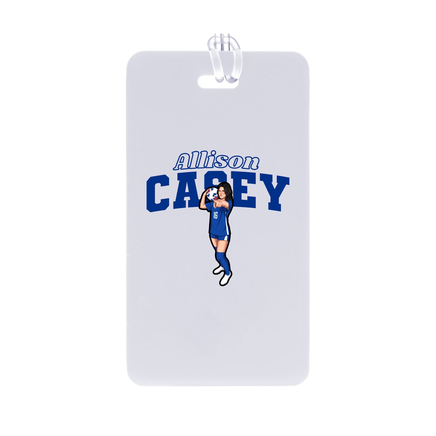 Bag Tag — Name Arch in Classic