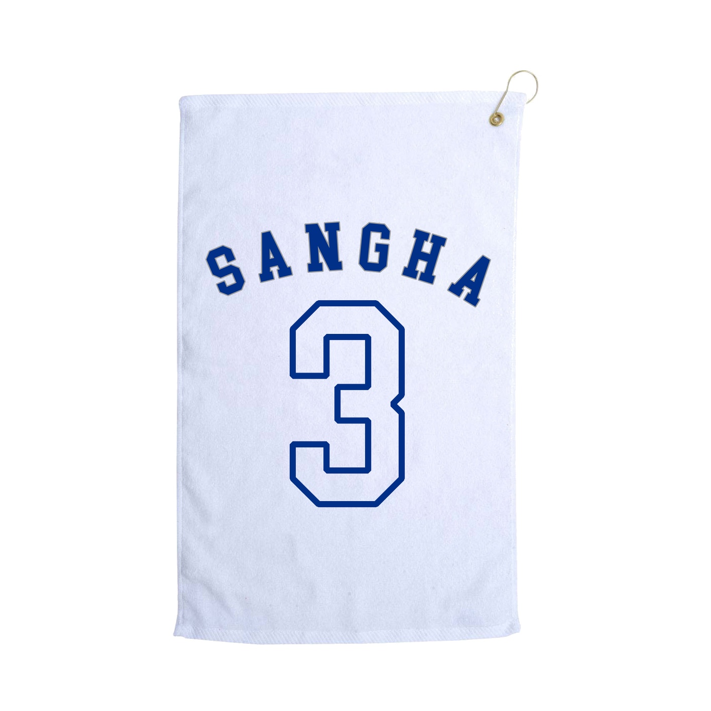 Golf Towel — Shirsey Arch in White