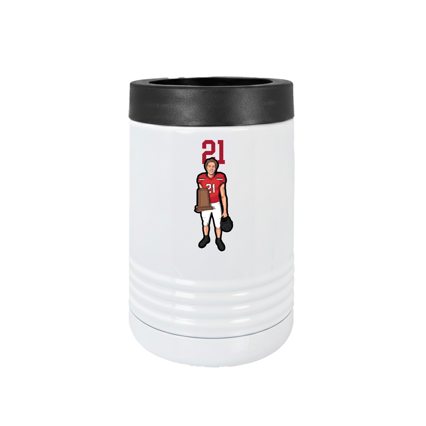 Beverage Holder — Number Top in White