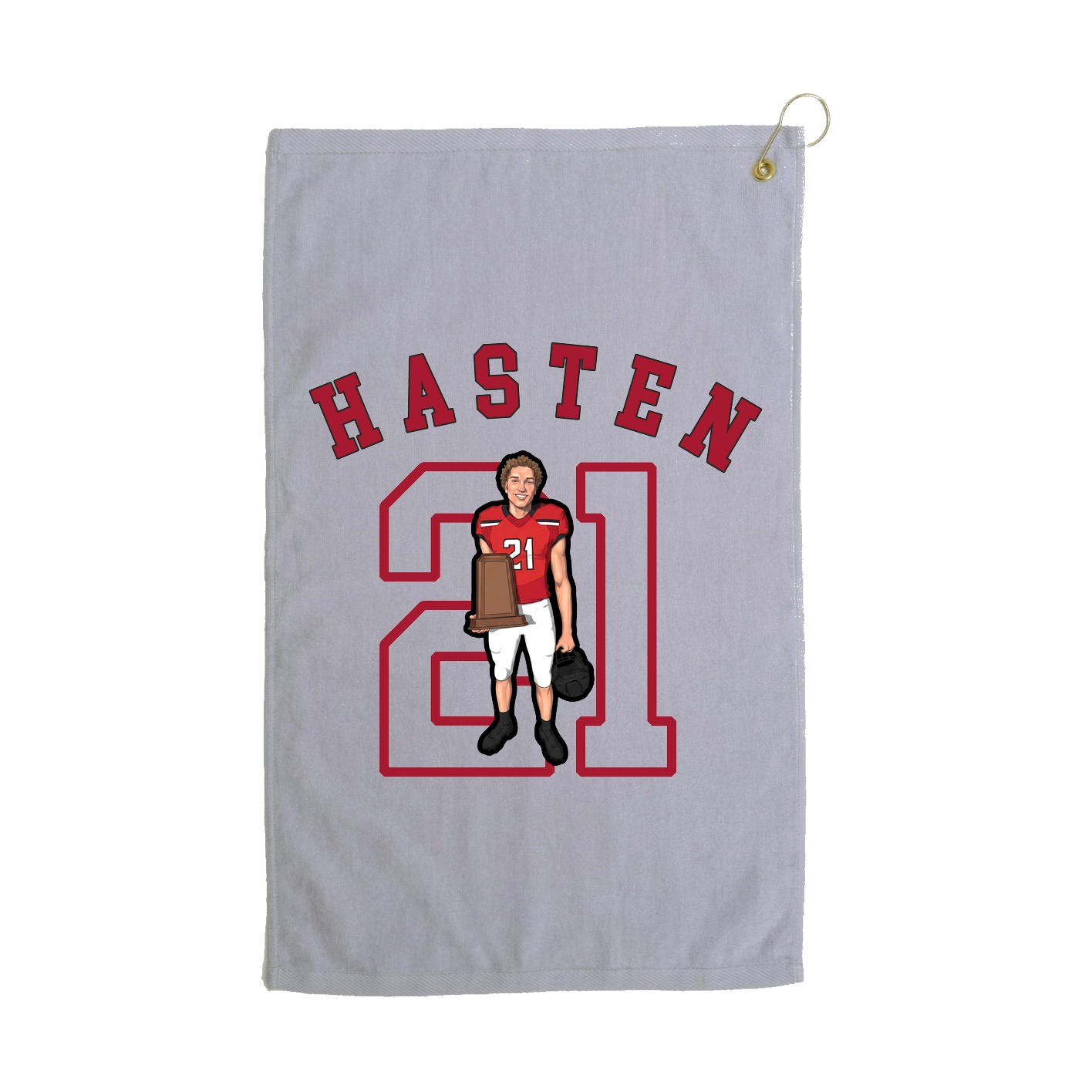 Golf Towel — Shirsey Arch in Grey