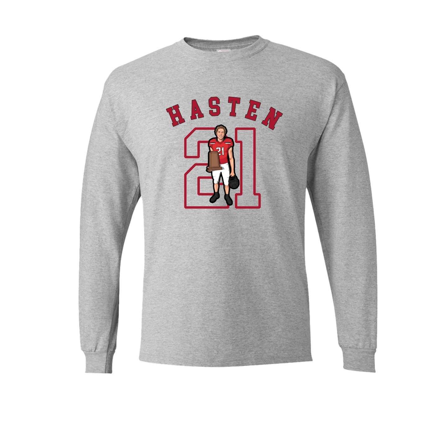 Long Sleeve Tee — Shirsey Arch in Grey