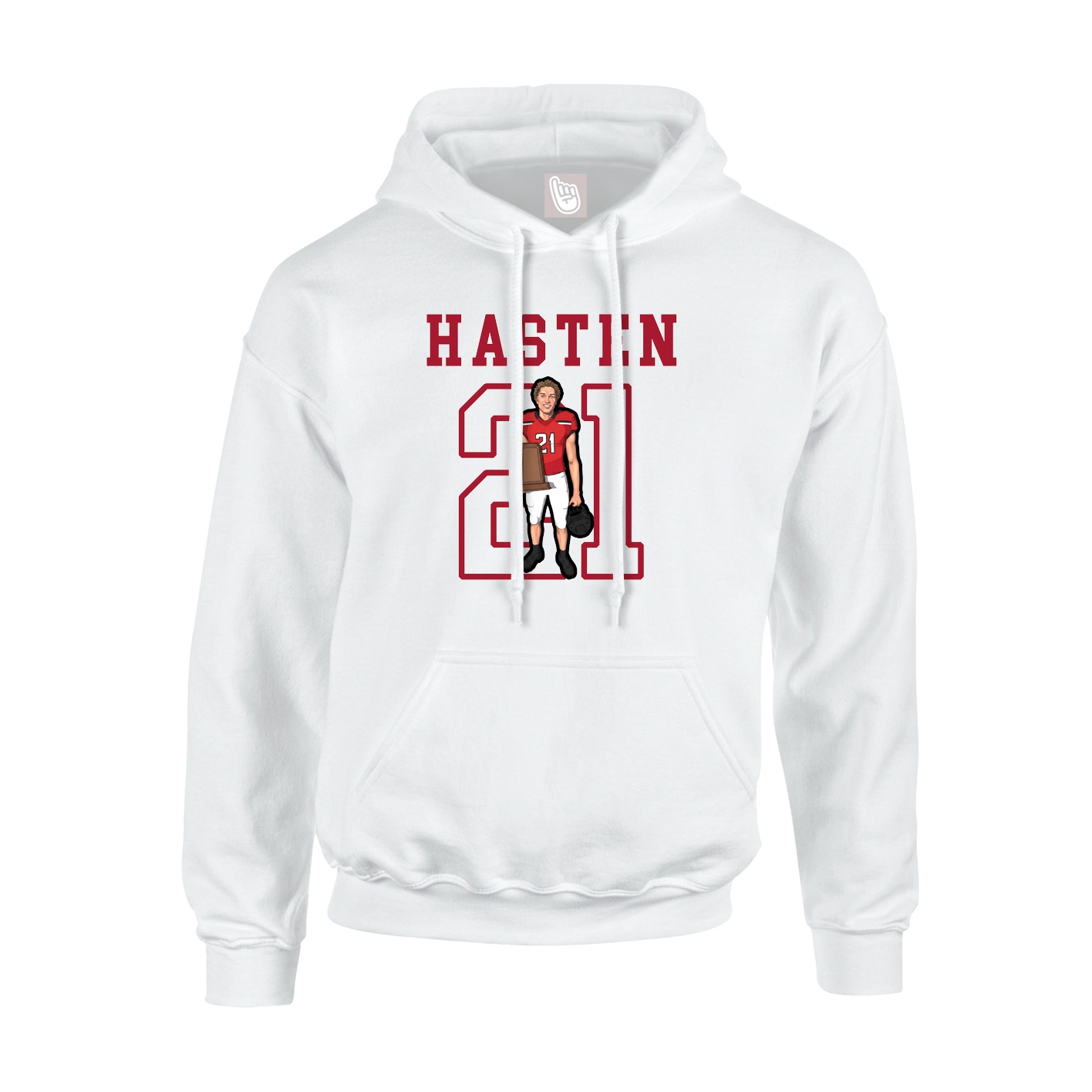 Hoodie — Shirsey in White