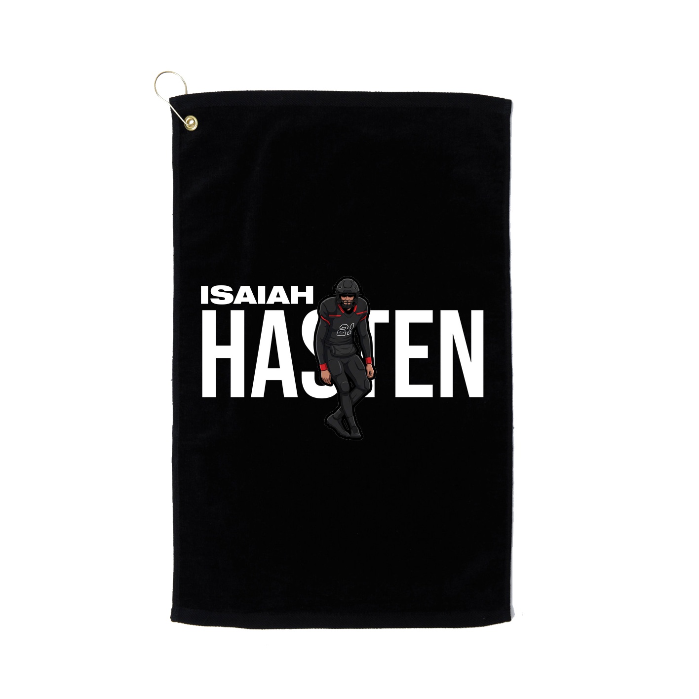 Golf Towel — Player Name in Black