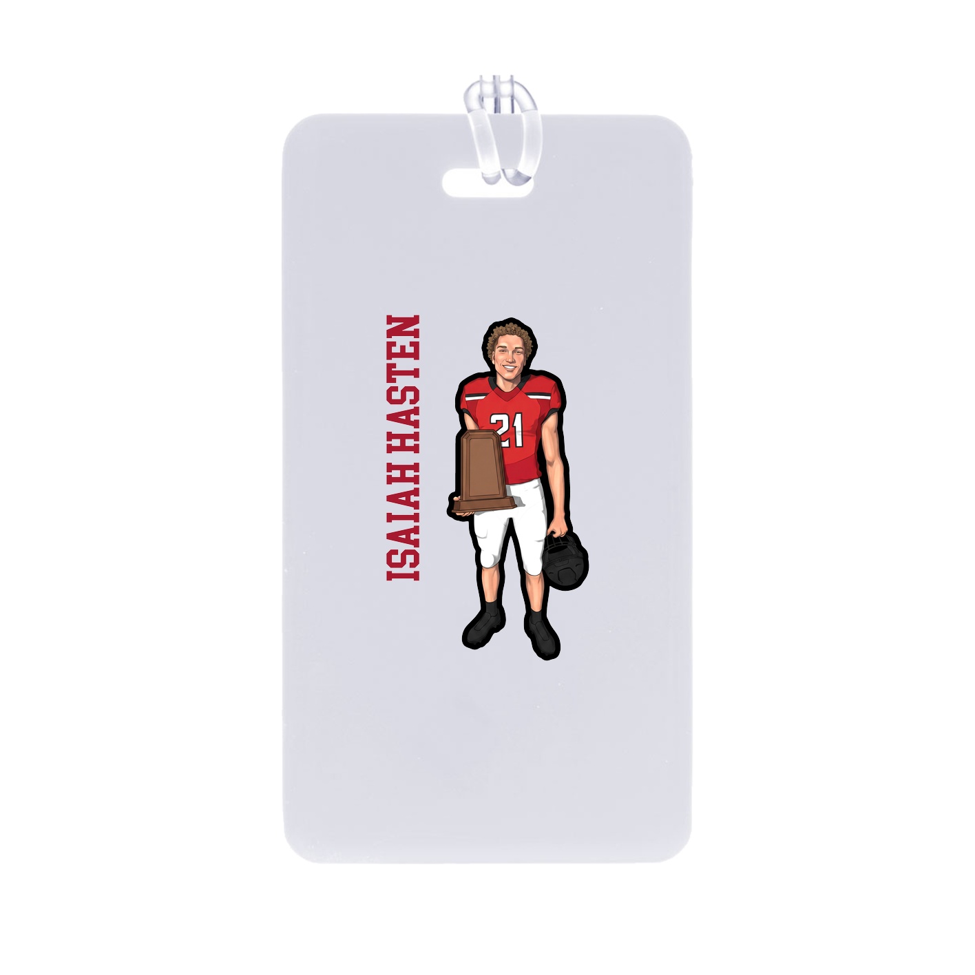 Bag Tag — Name Vertical in Classic
