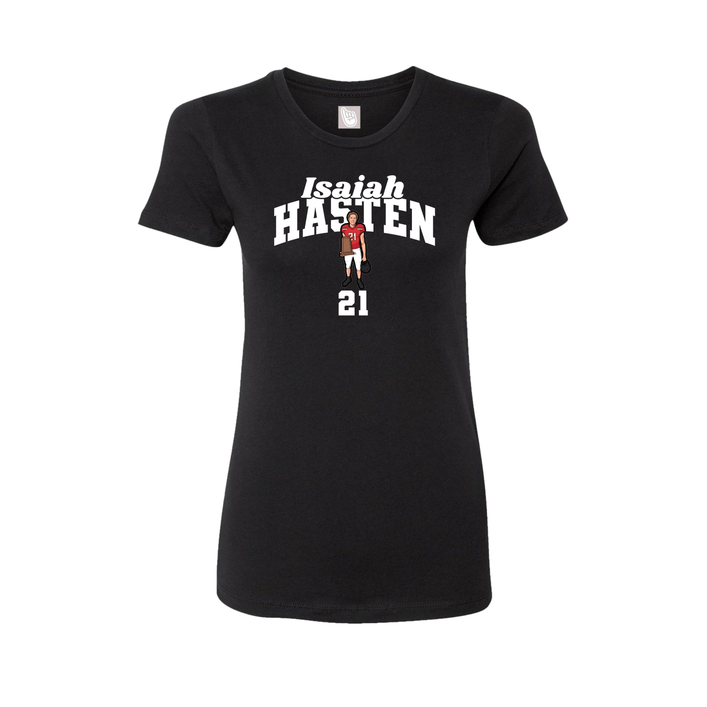 Womens Tee — Signature Arch in Black