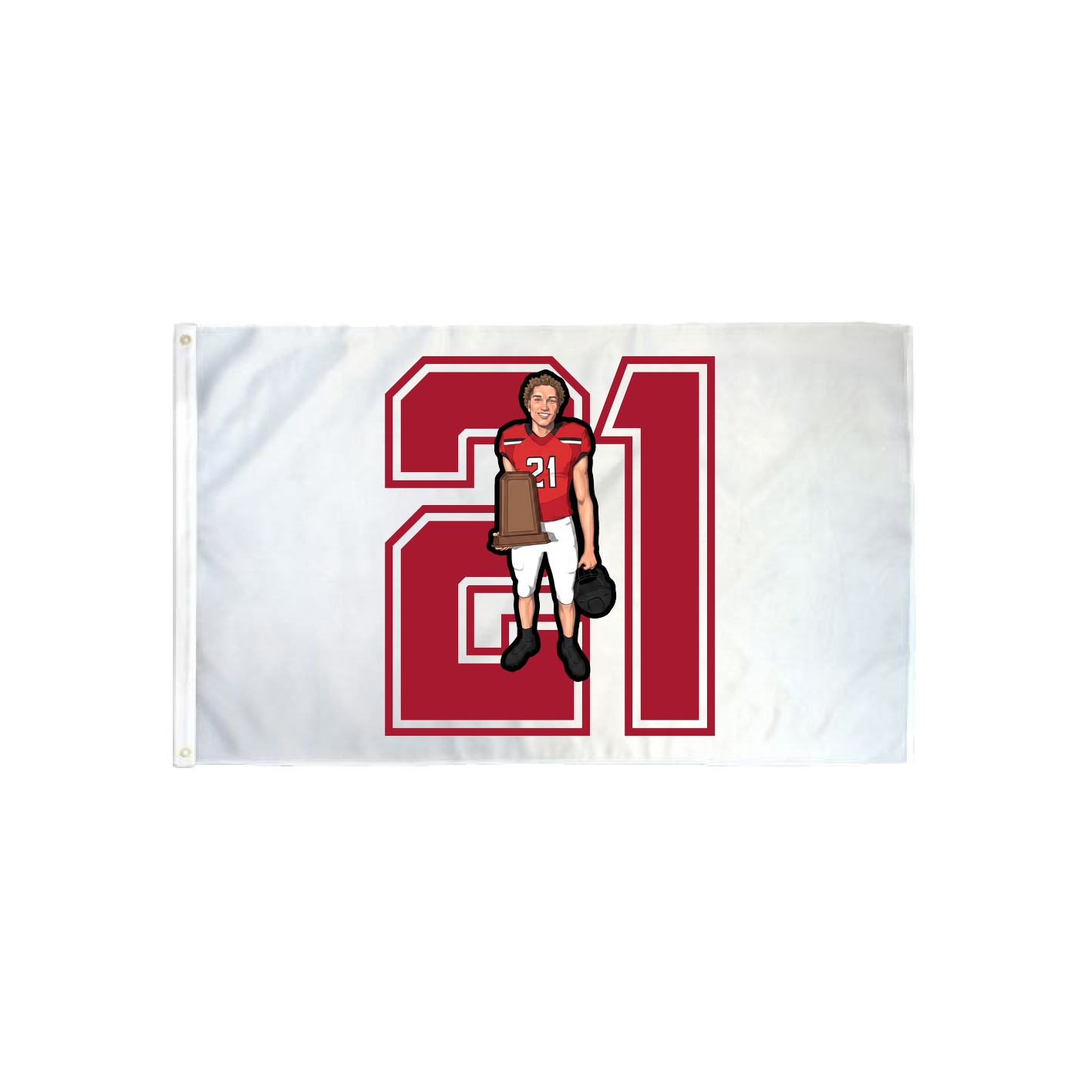 3x5 Flag — Number in Classic