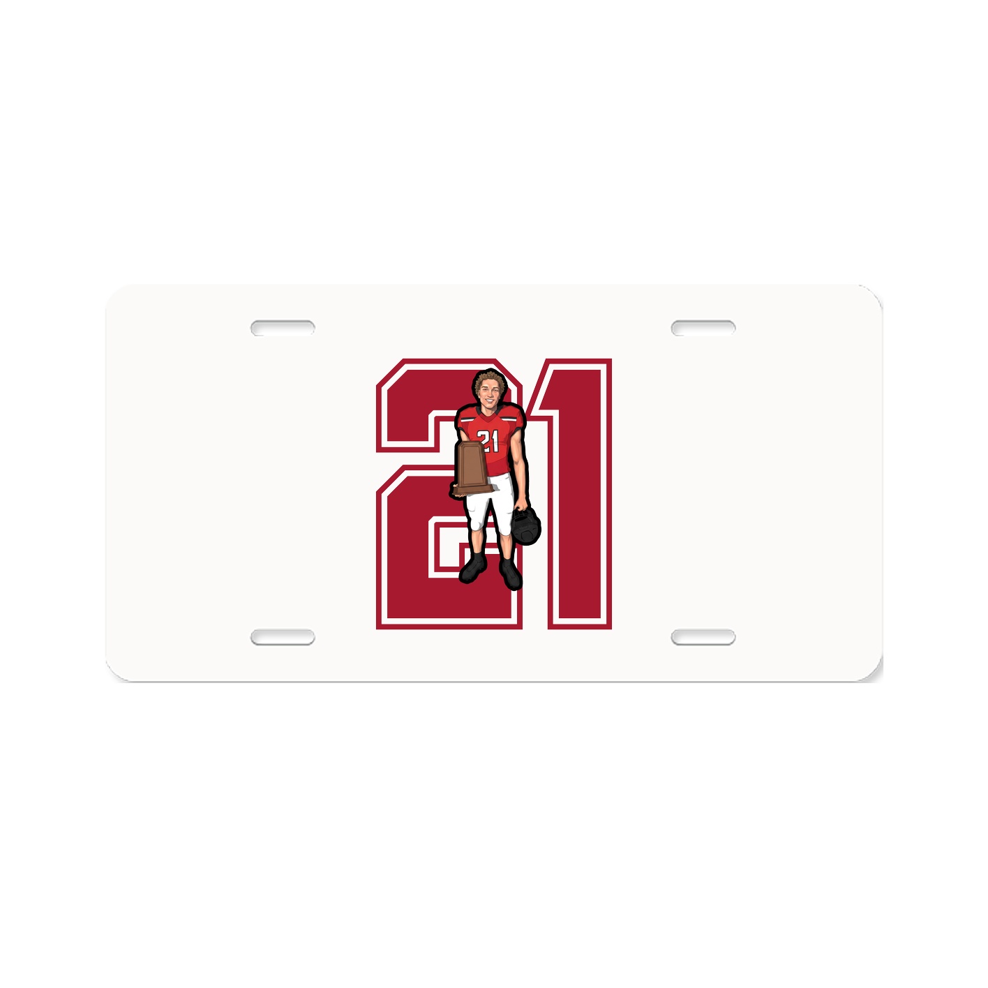 License Plate — Number in Classic