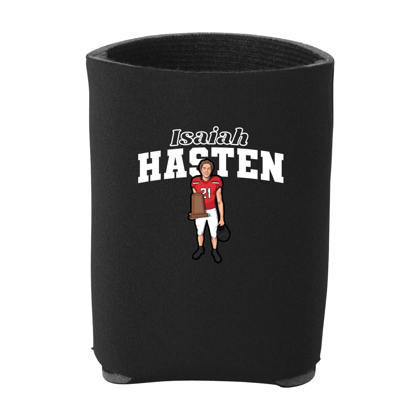 Can Holder — Name Arch in Black