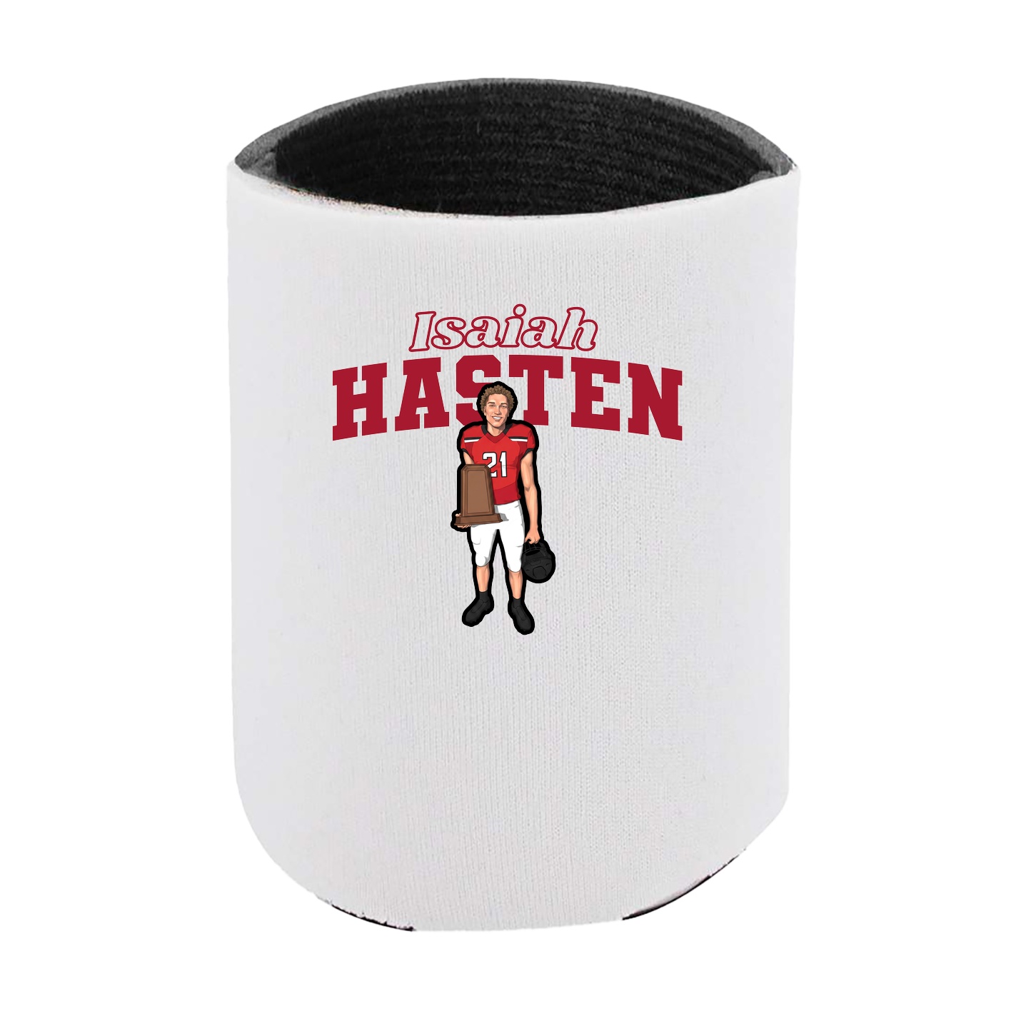 Can Holder — Name Arch in White