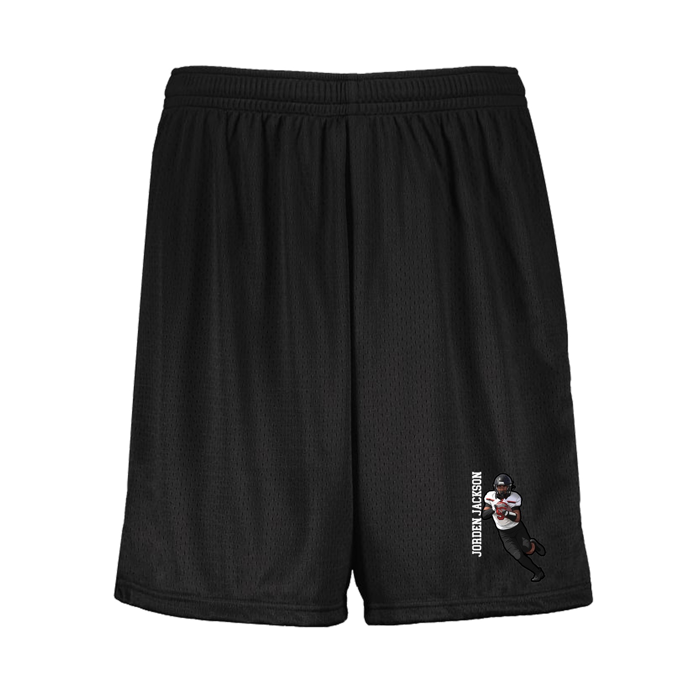Shorts — Name Vertical in Black