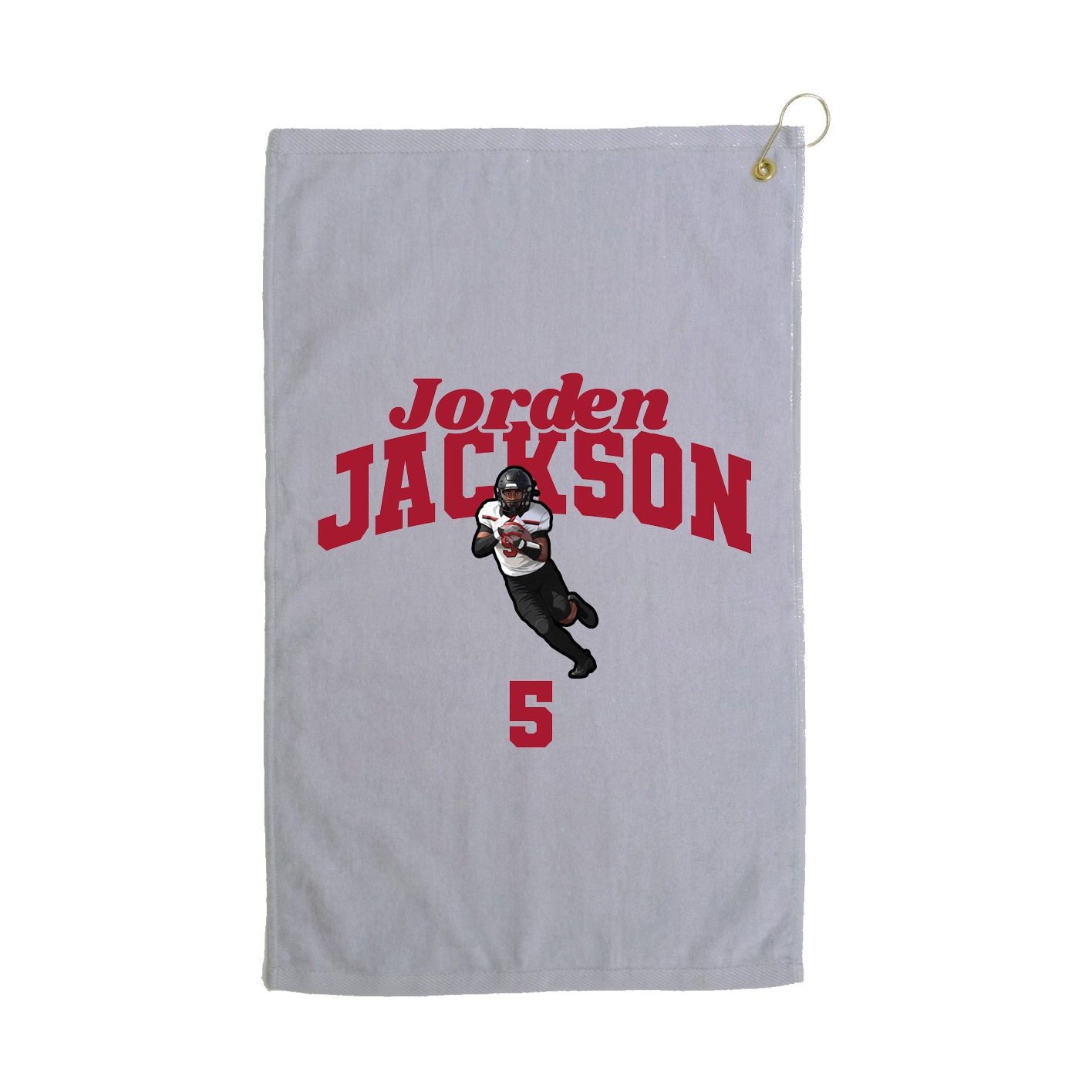 Golf Towel — Signature Arch in Grey