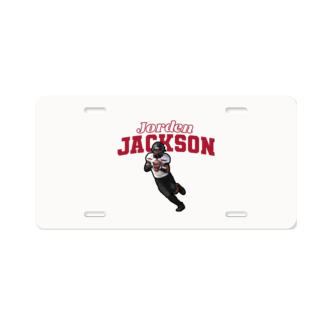 License Plate — Name Arch in Classic