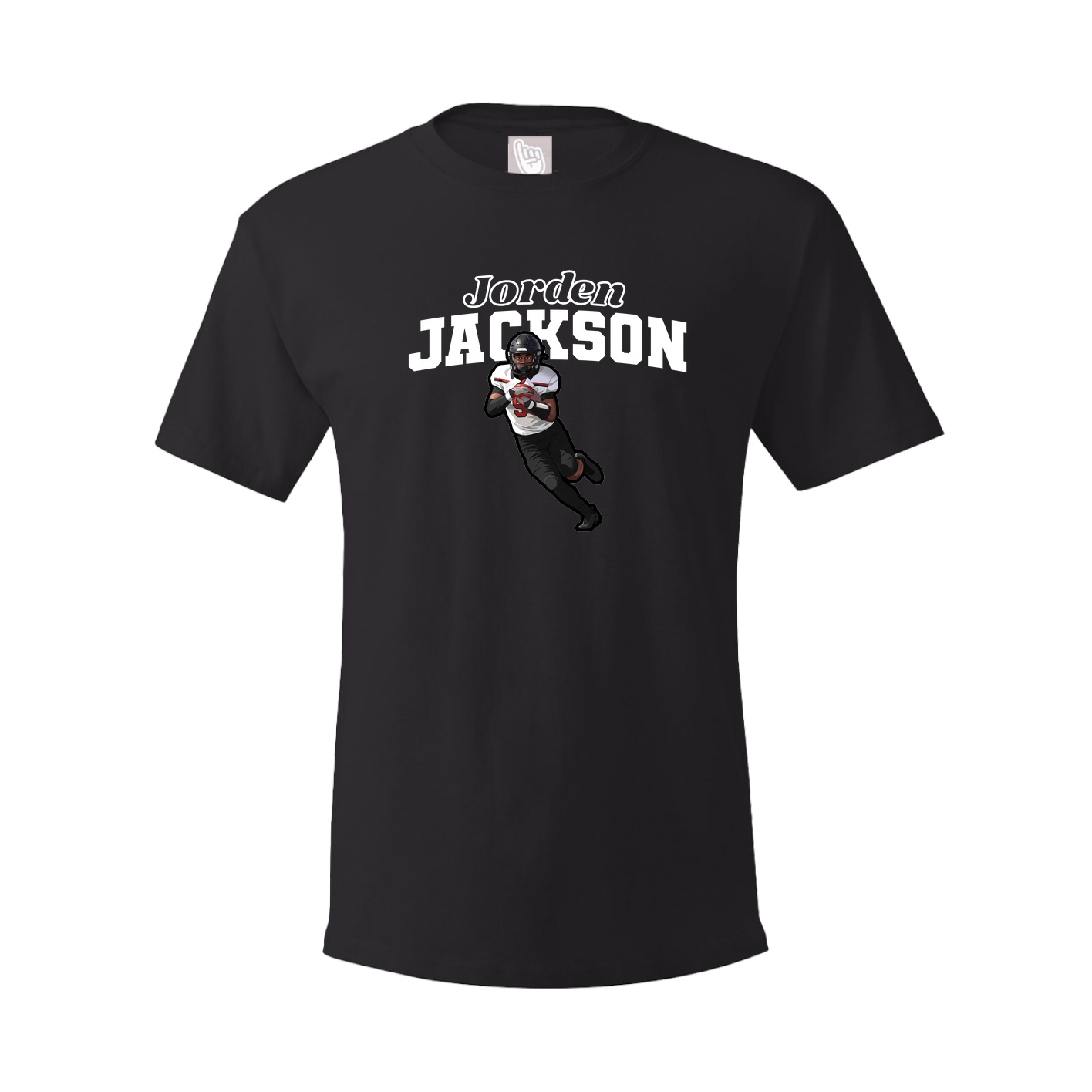 Youth Tee — Name Arch in Black