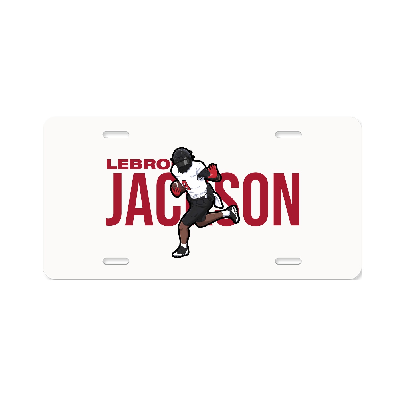 License Plate — Player Name in Classic