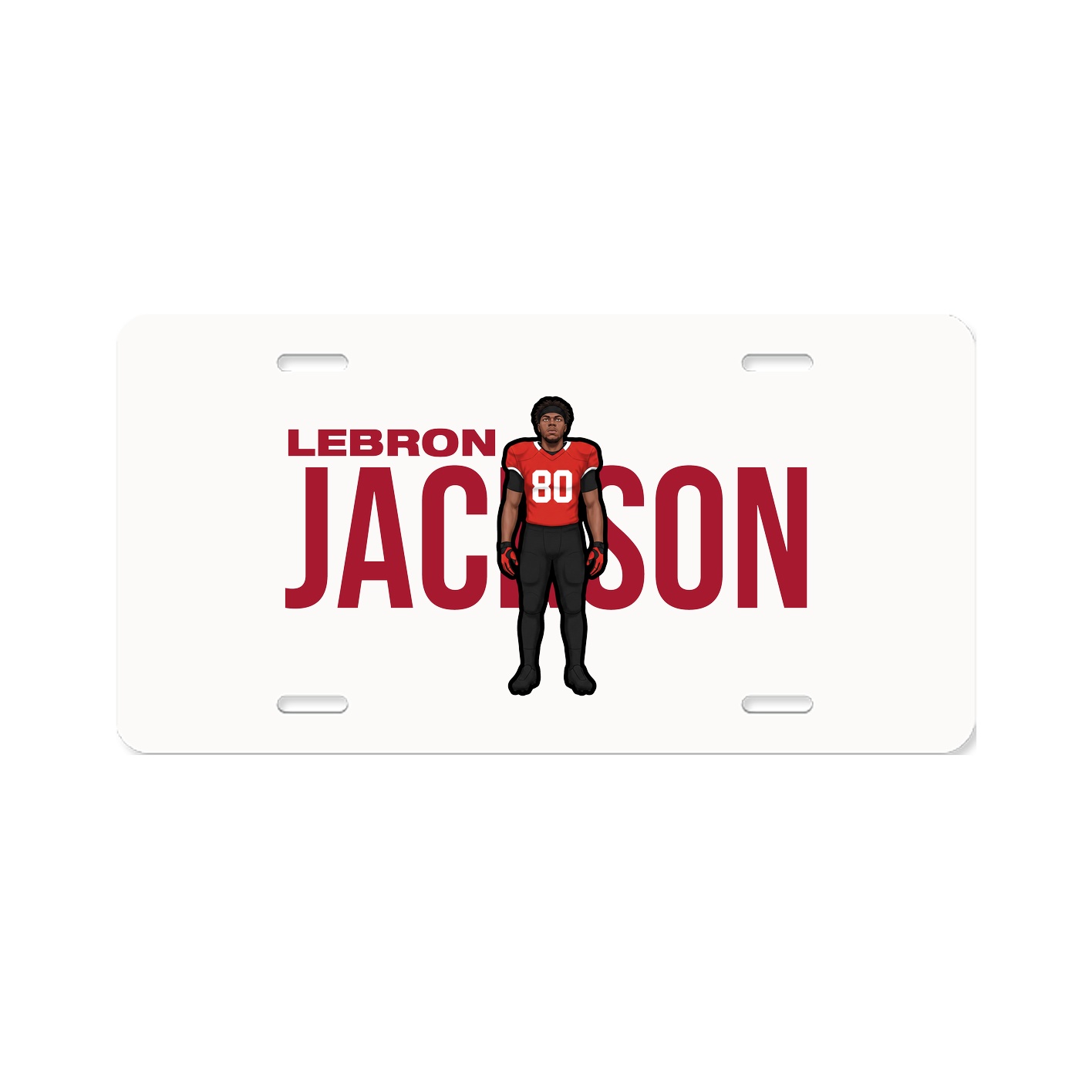 License Plate — Player Name in Classic