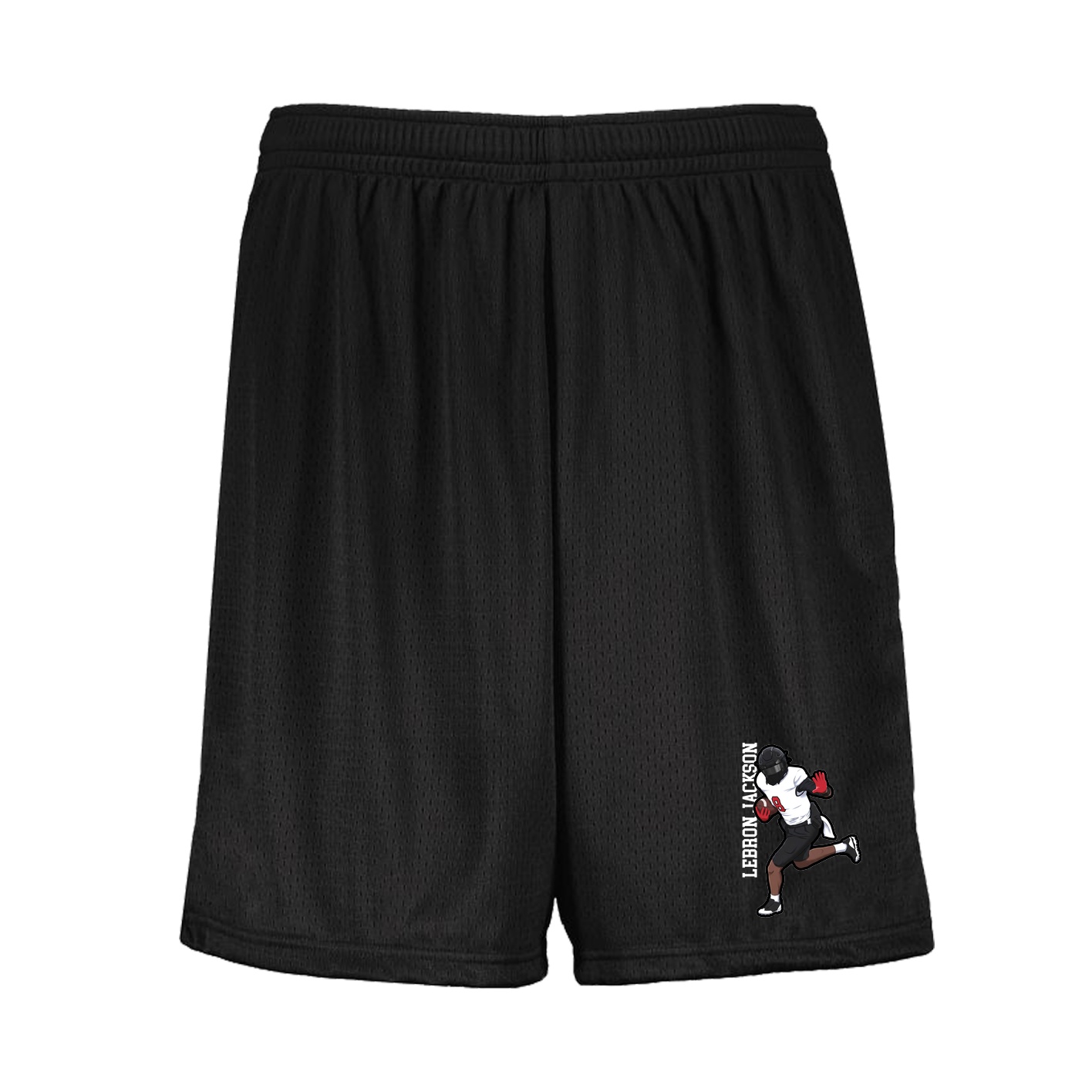 Shorts — Name Vertical in Black