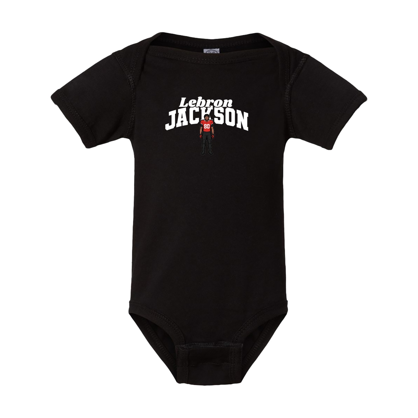 Baby Onesie — Signature Arch in Black