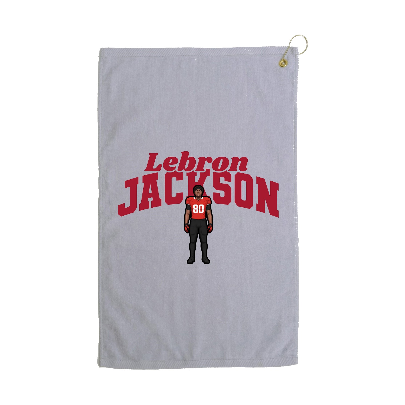 Golf Towel — Signature Arch in Grey