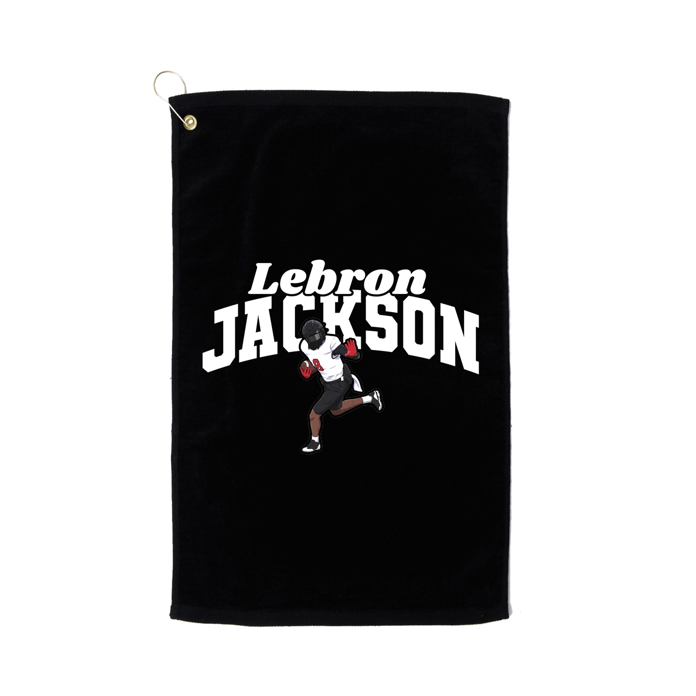 Golf Towel — Signature Arch in Black