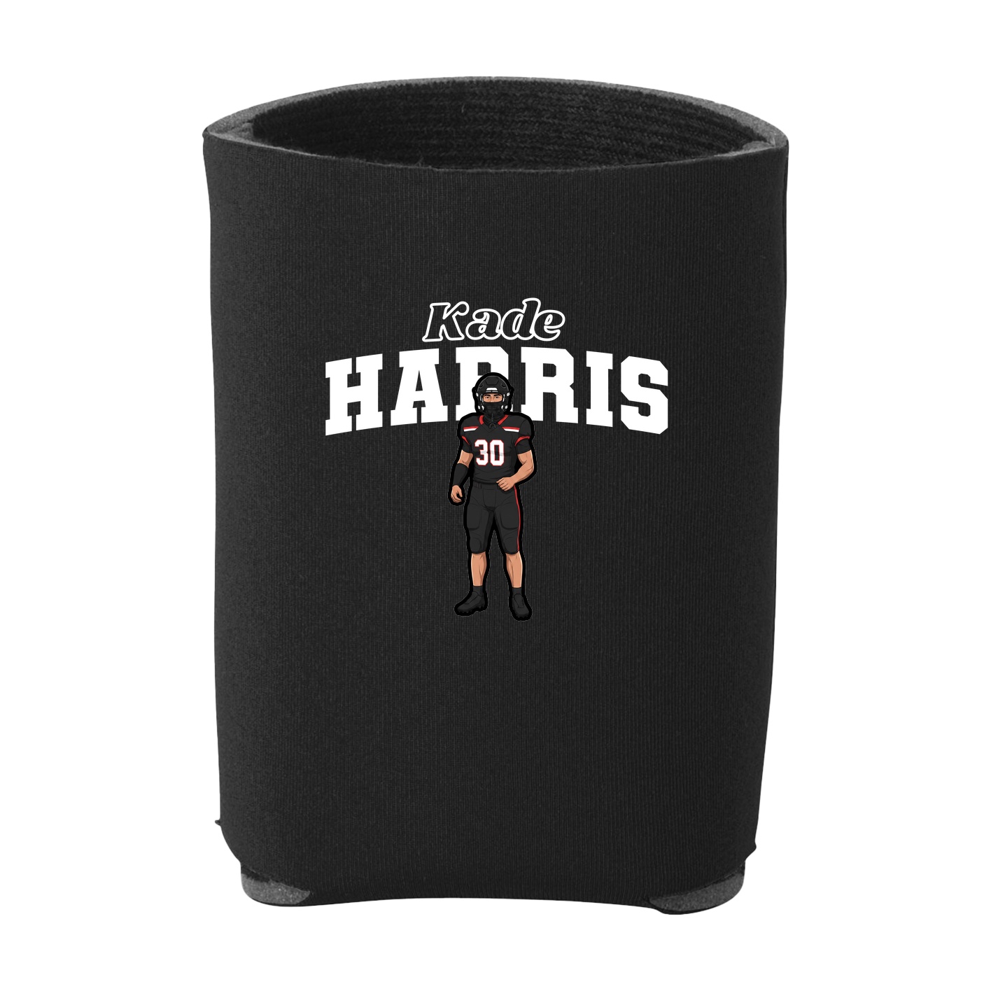 Can Holder — Name Arch in Black