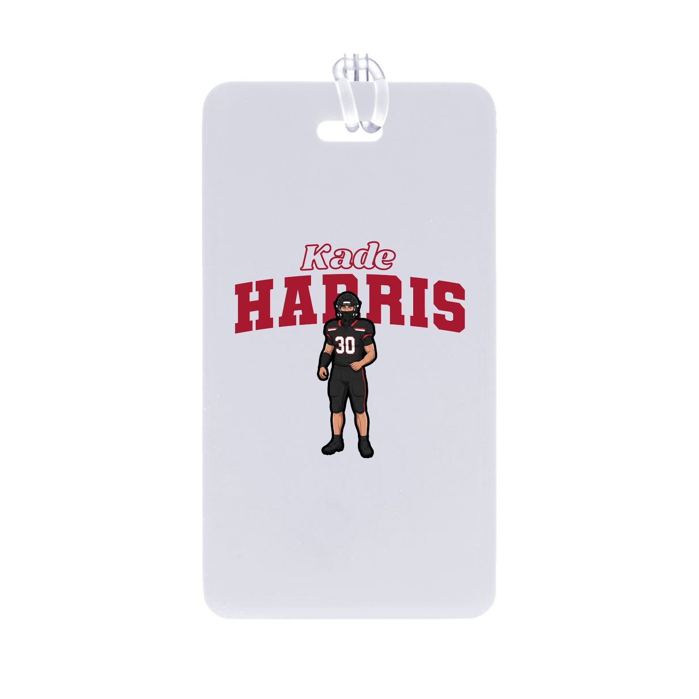 Bag Tag — Name Arch in Classic