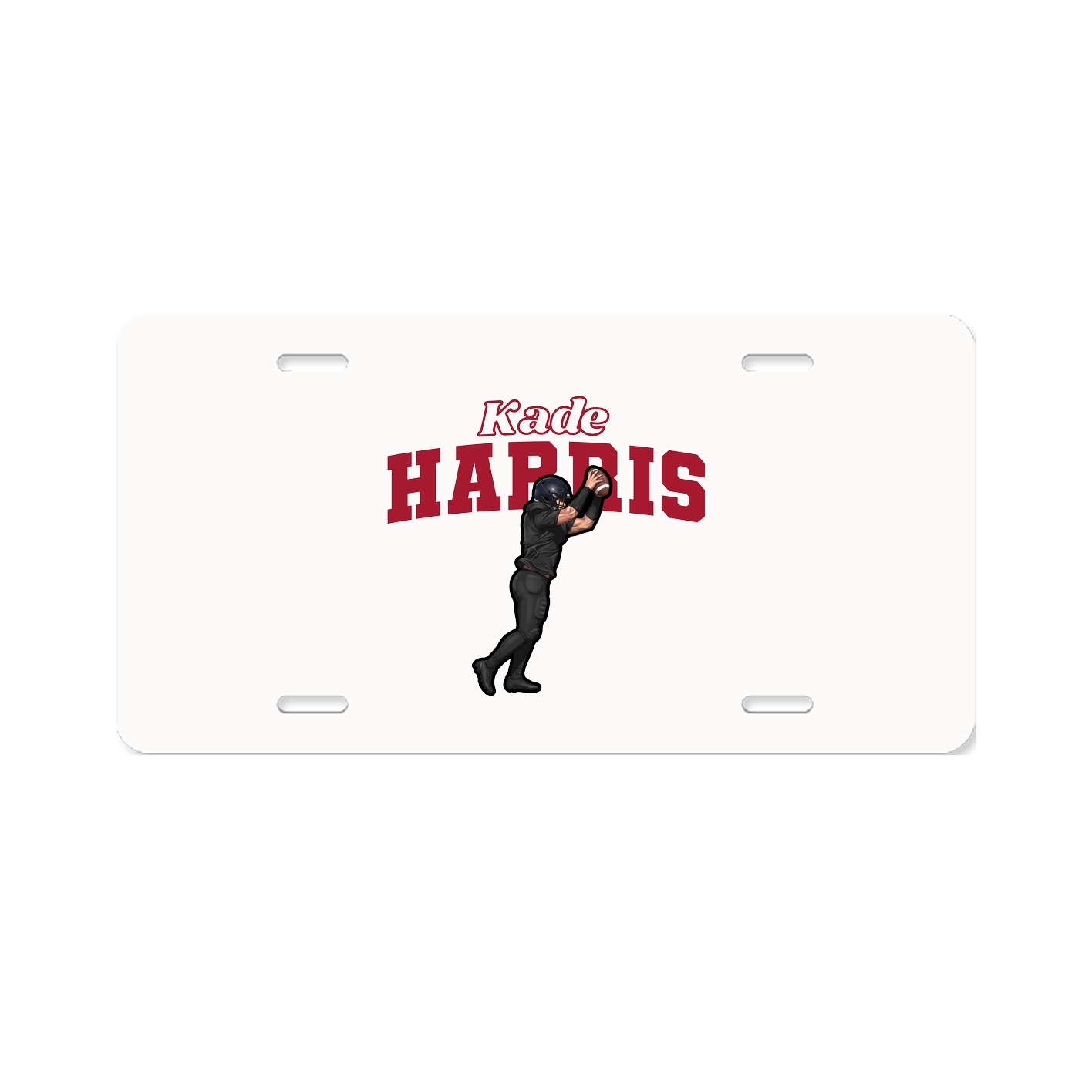 License Plate — Name Arch in Classic