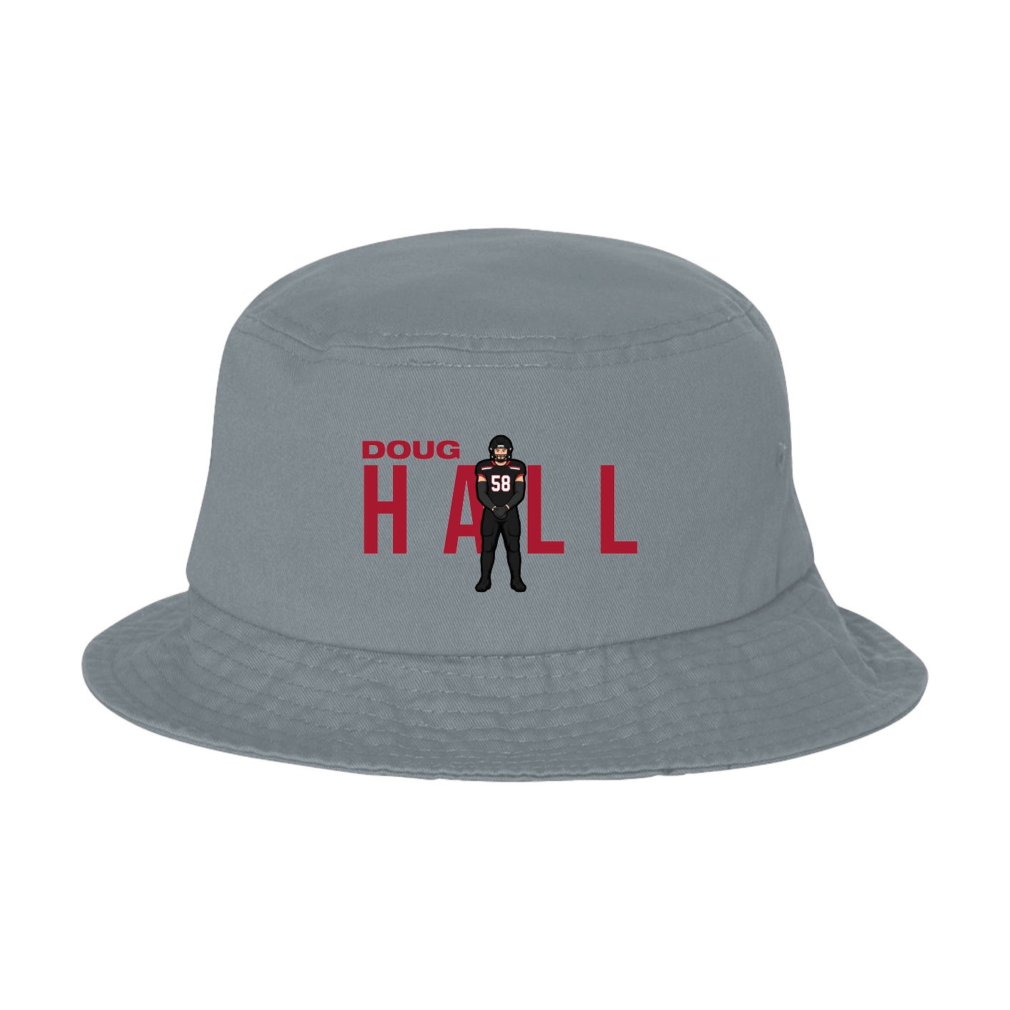 Bucket Cap — Player Name in Grey