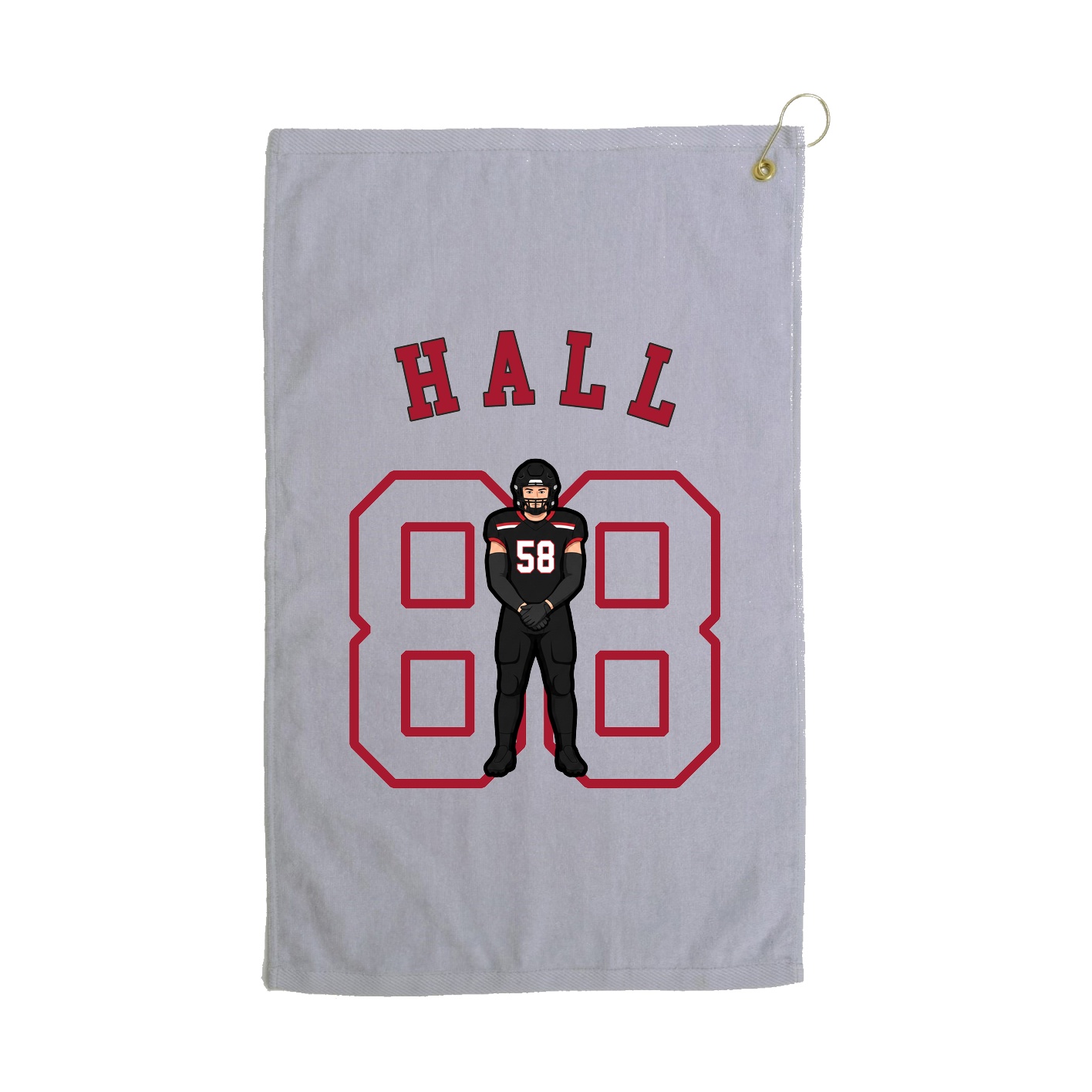Golf Towel — Shirsey Arch in Grey