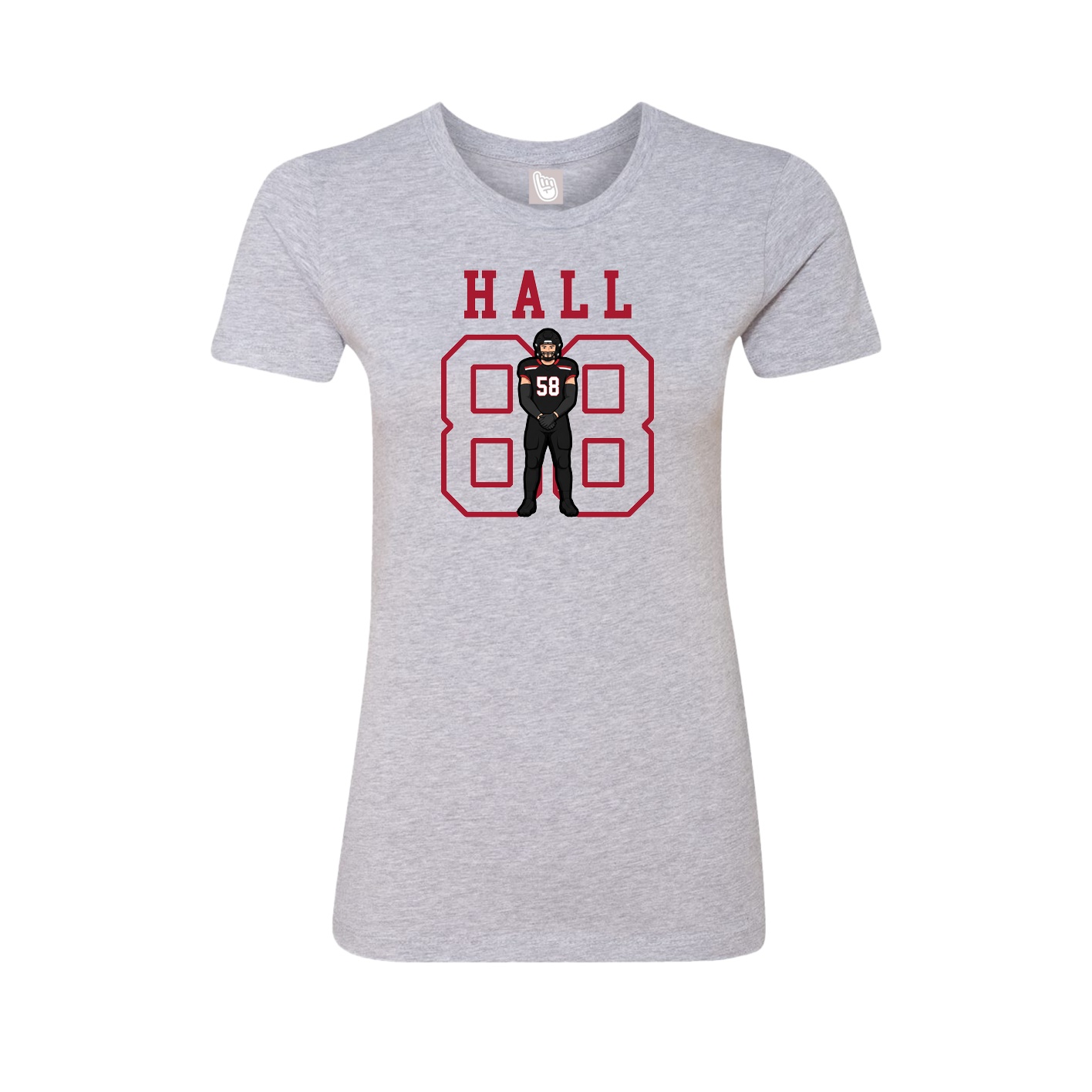 Fitted Women's Tee — Shirsey in Grey