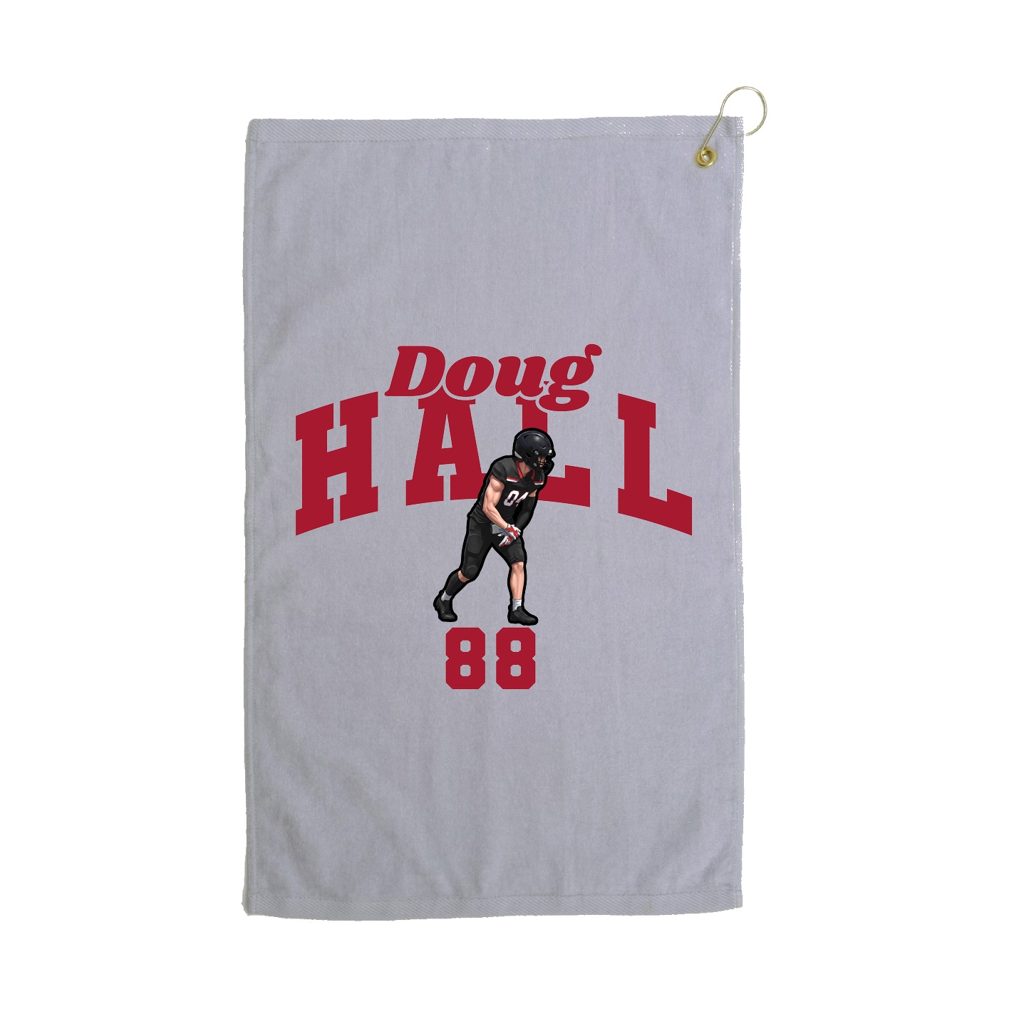 Golf Towel — Signature Arch in Grey