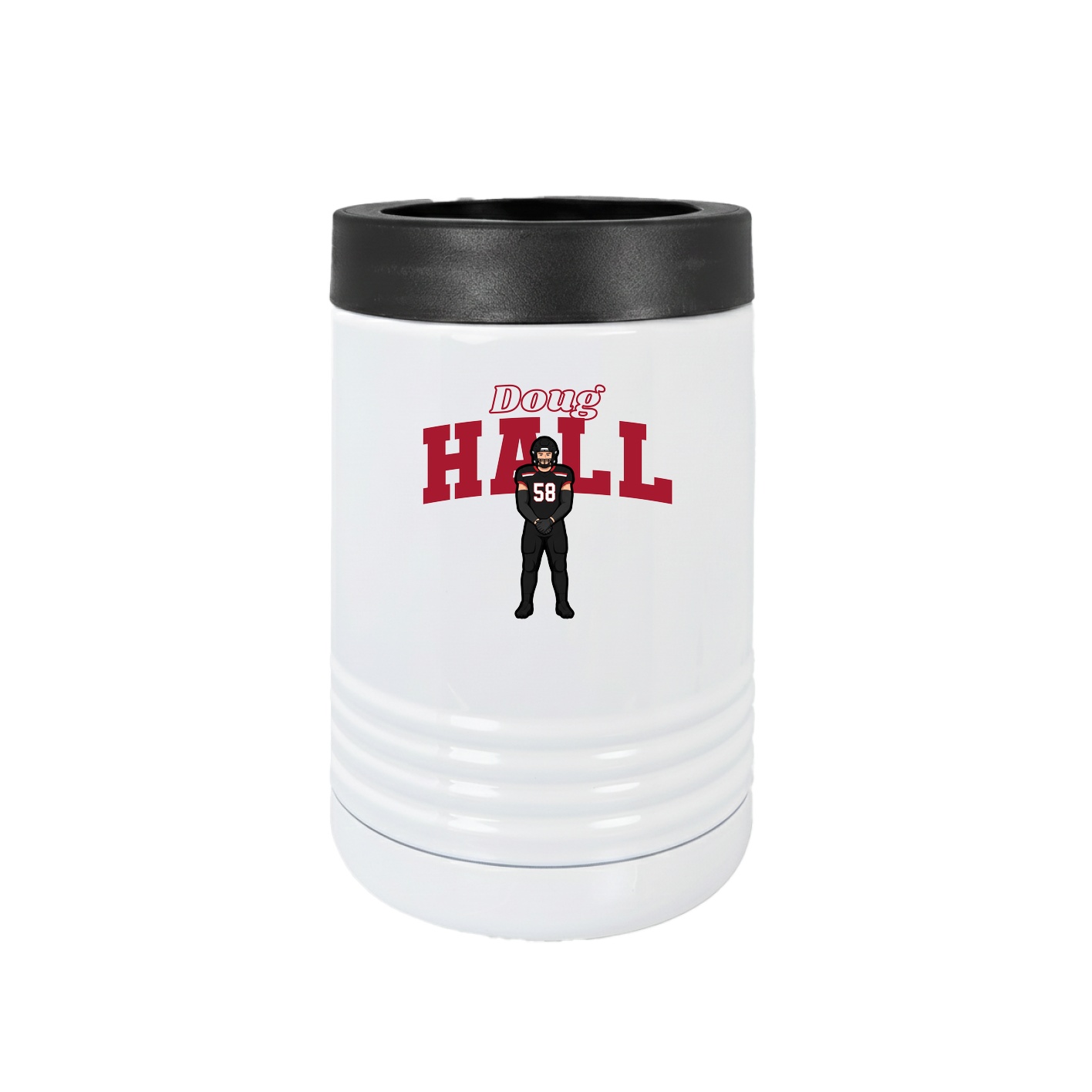 Beverage Holder — Name Arch in White