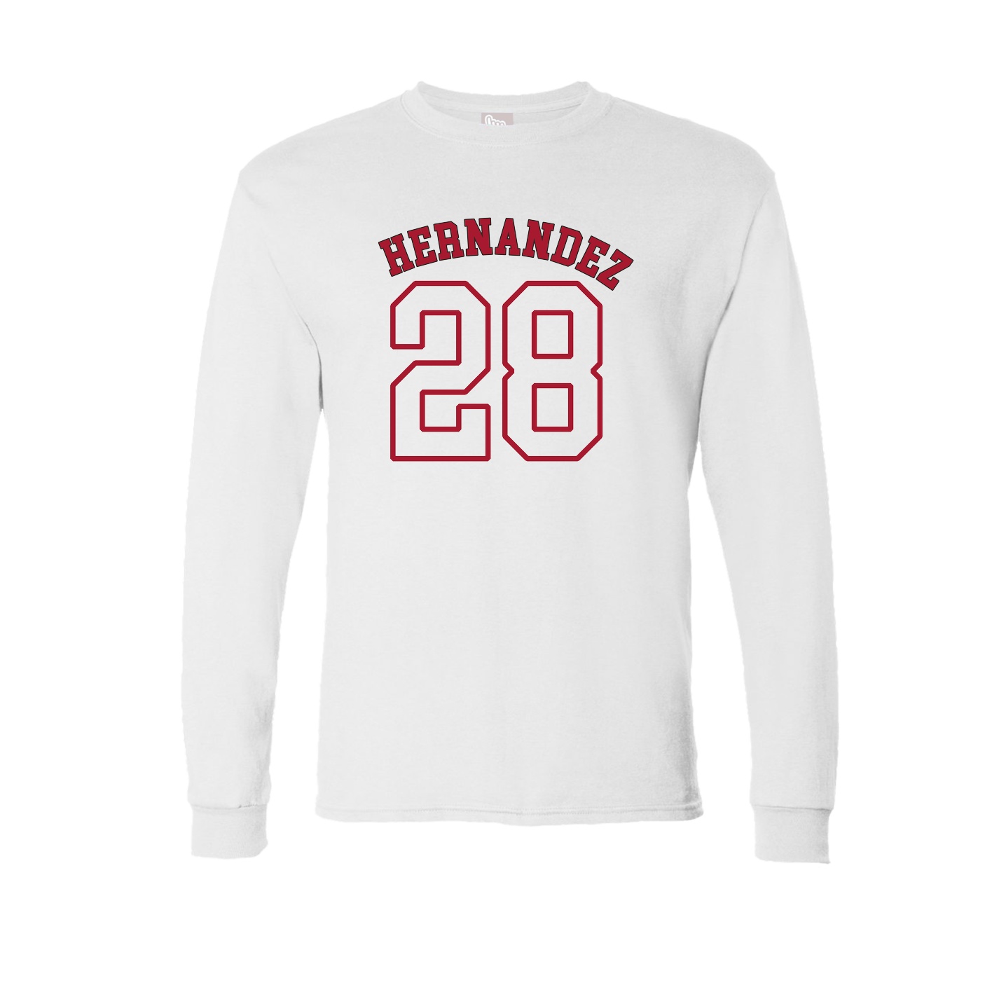 Long Sleeve Tee — Shirsey Arch in White