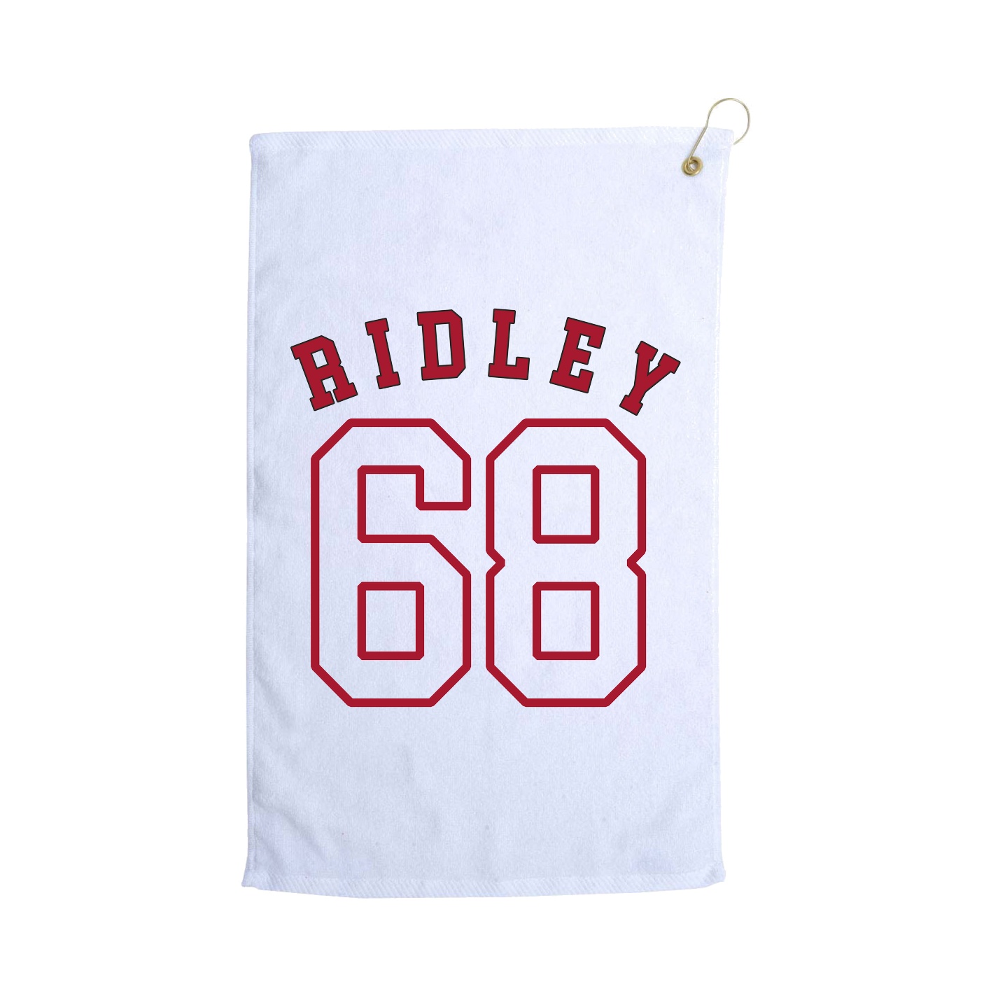 Golf Towel — Shirsey Arch in White