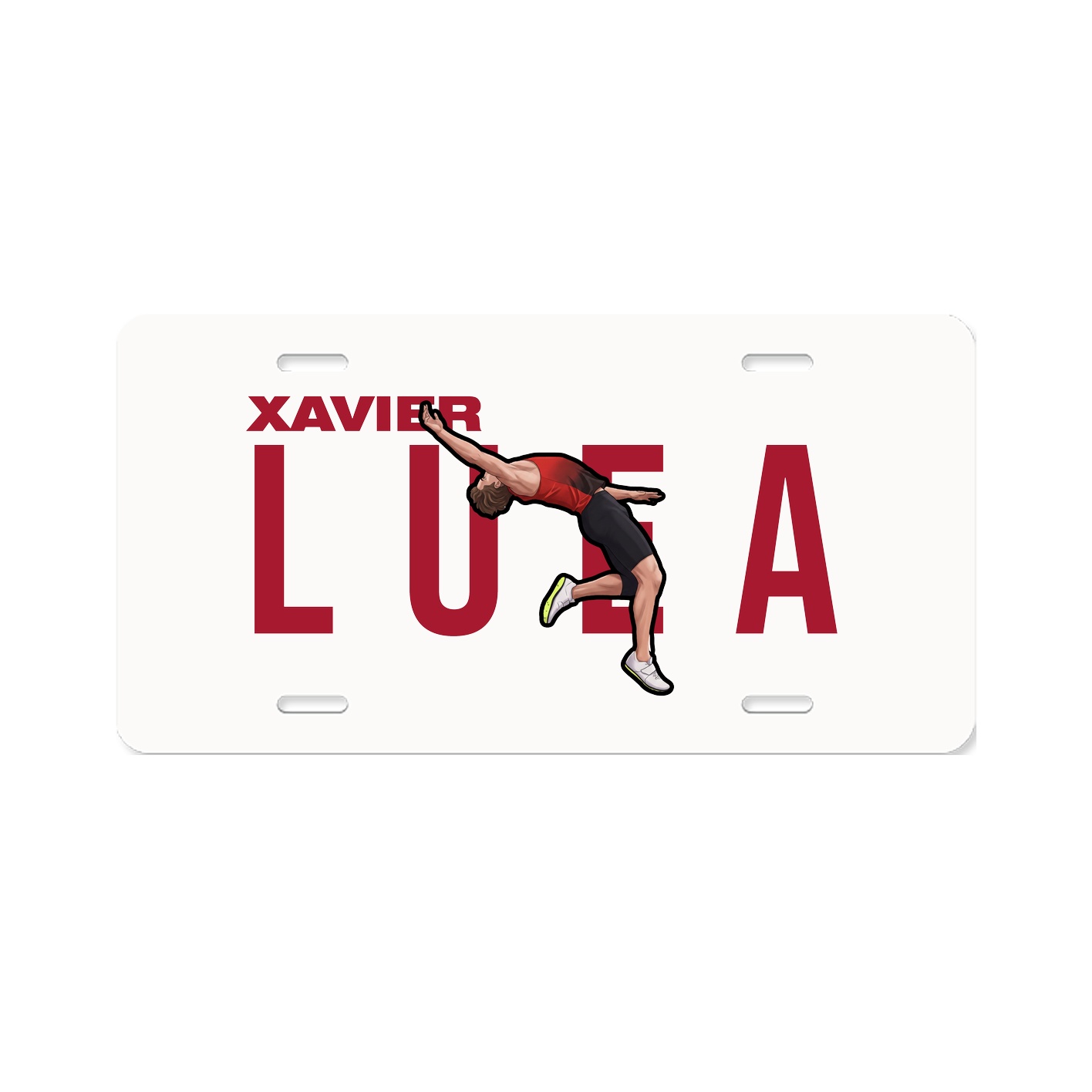 License Plate — Player Name in Classic