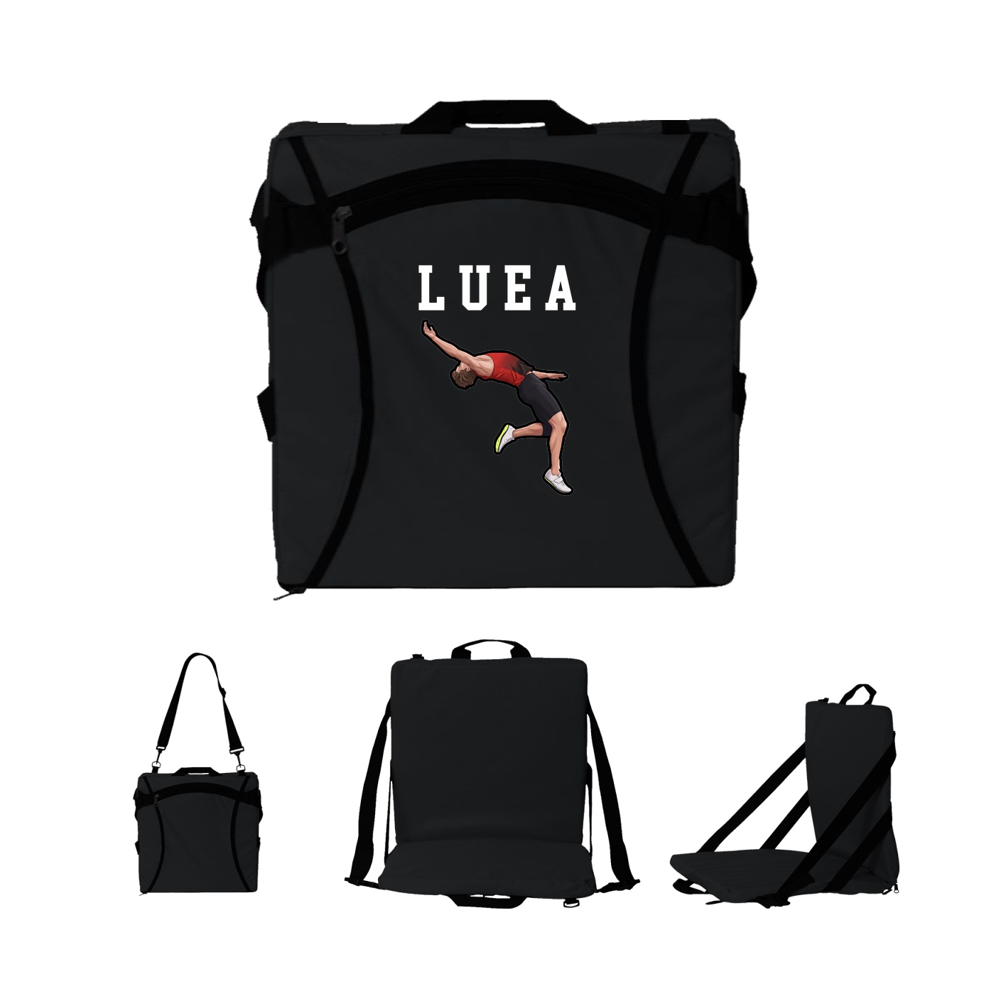 Folding Stadium Seat — Shirsey in Black
