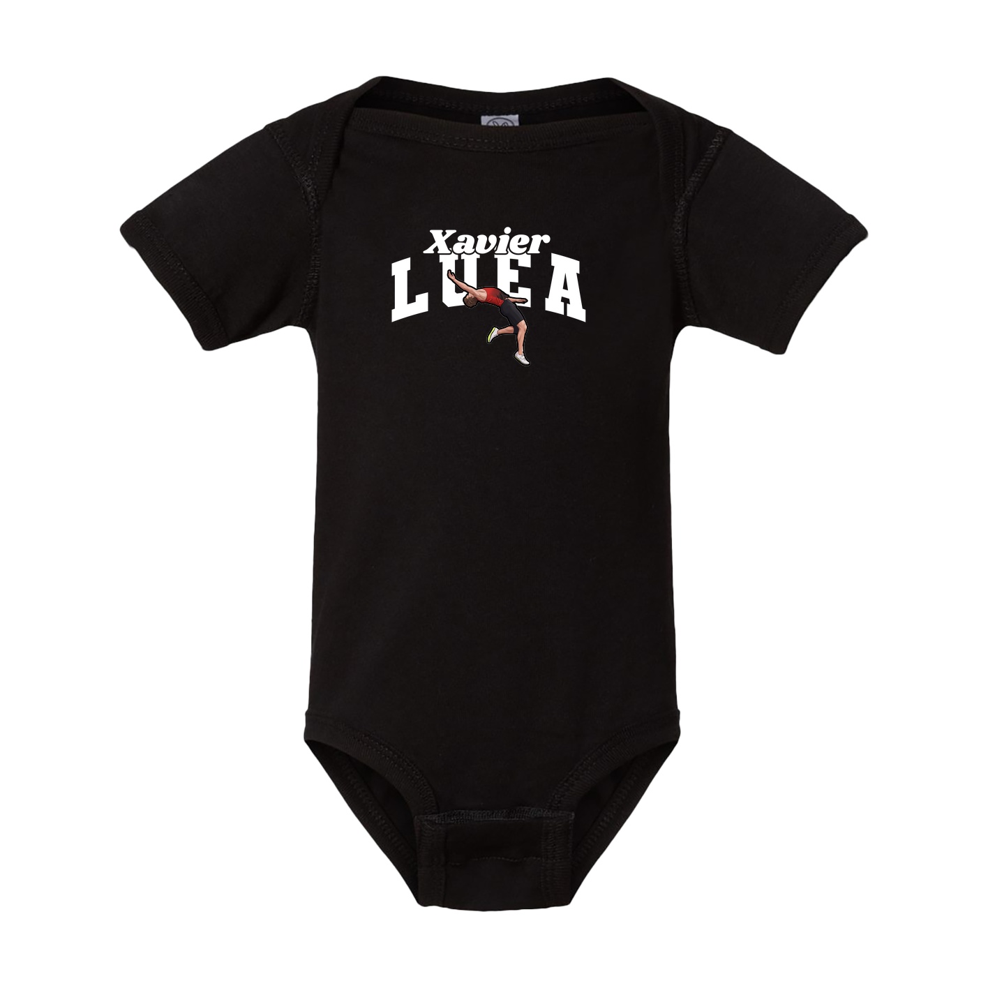 Baby Onesie — Signature Arch in Black