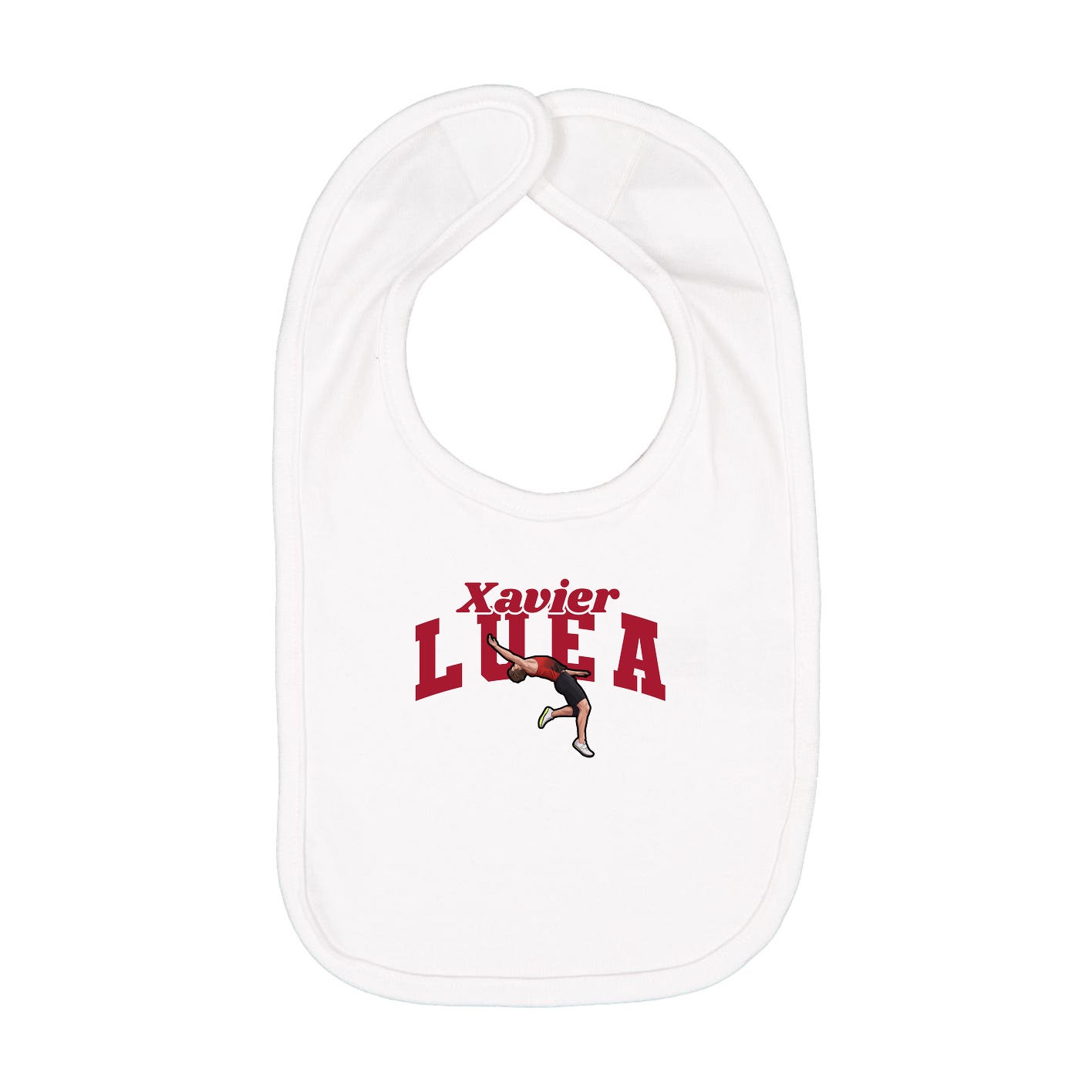 Infant Bib — Signature Arch in White