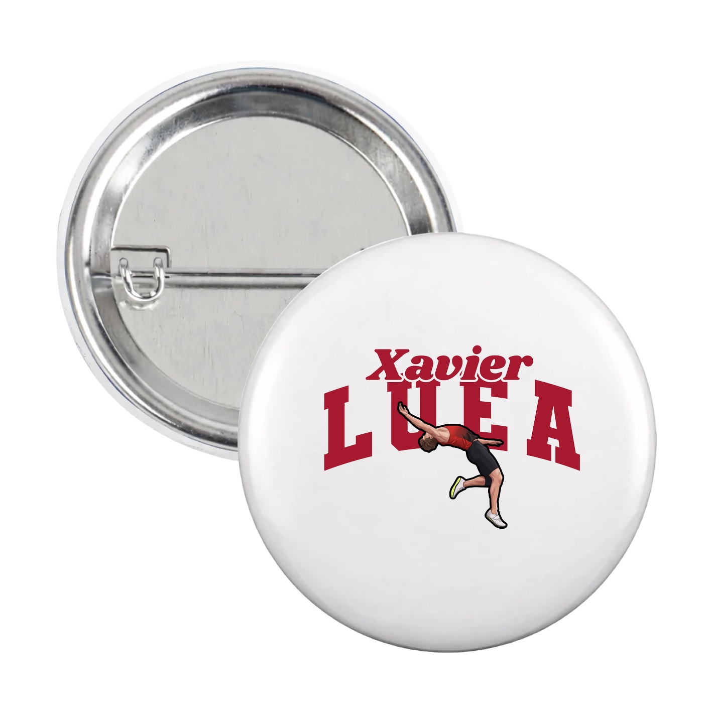 Game Day Button — Signature Arch in White
