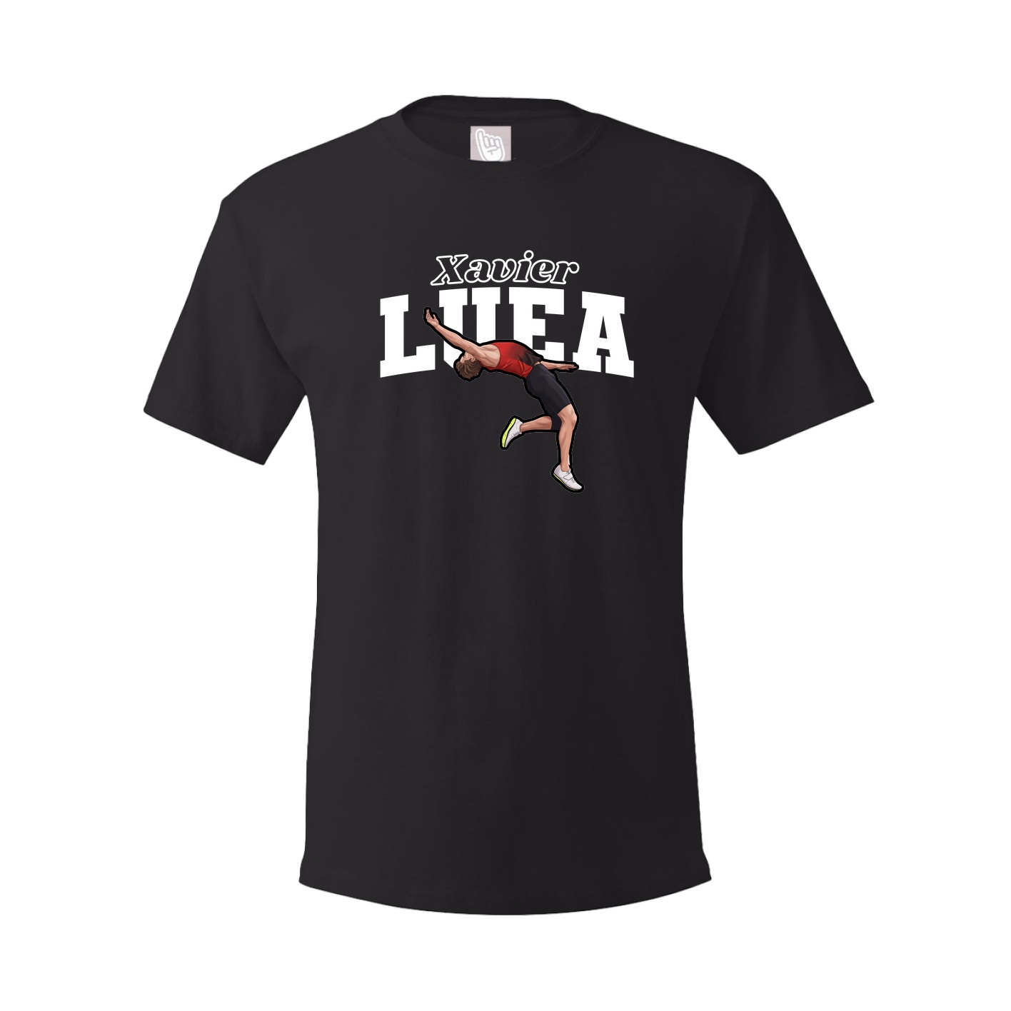 Youth Tee — Name Arch in Black