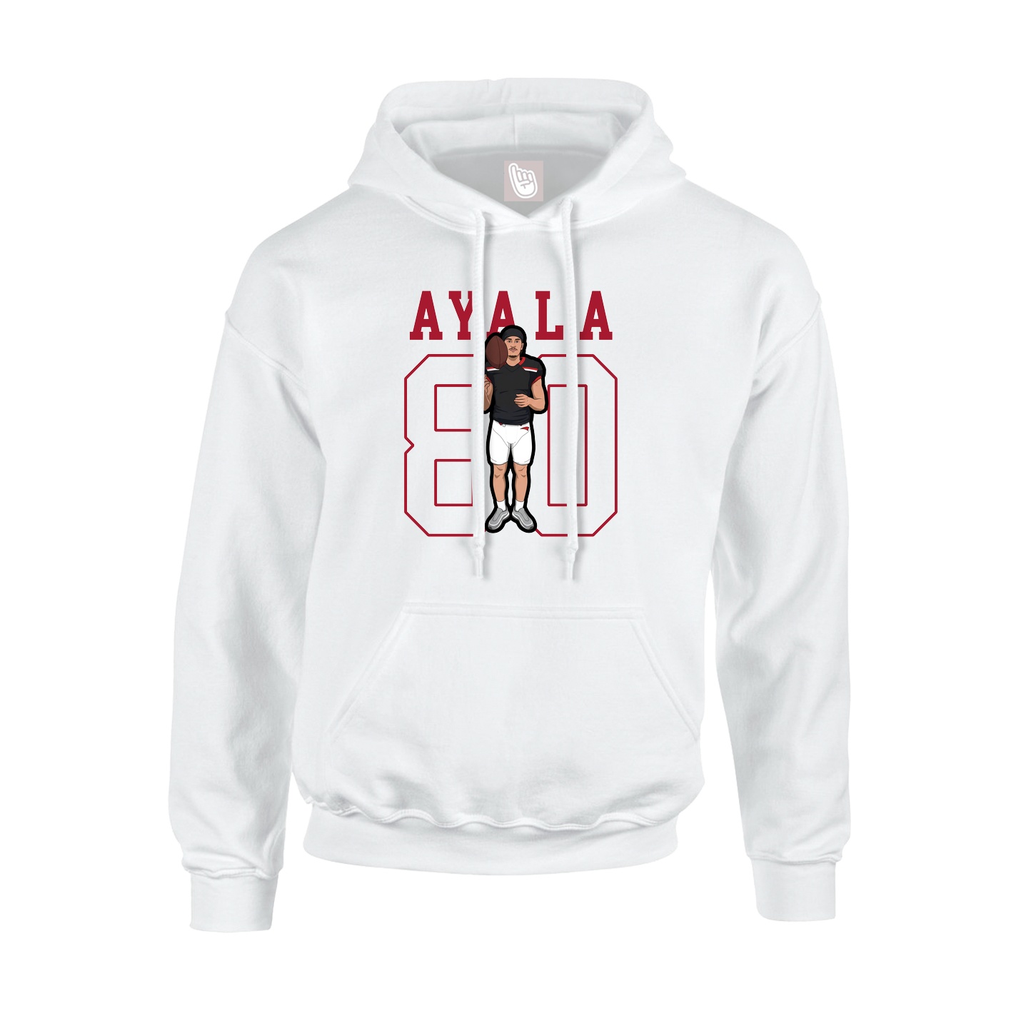 Hoodie — Shirsey in White