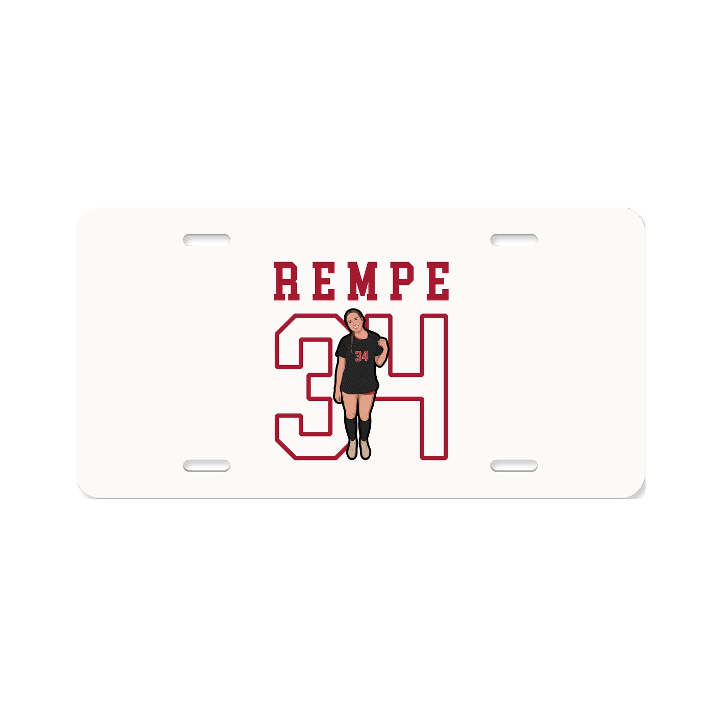 License Plate — Shirsey in Classic